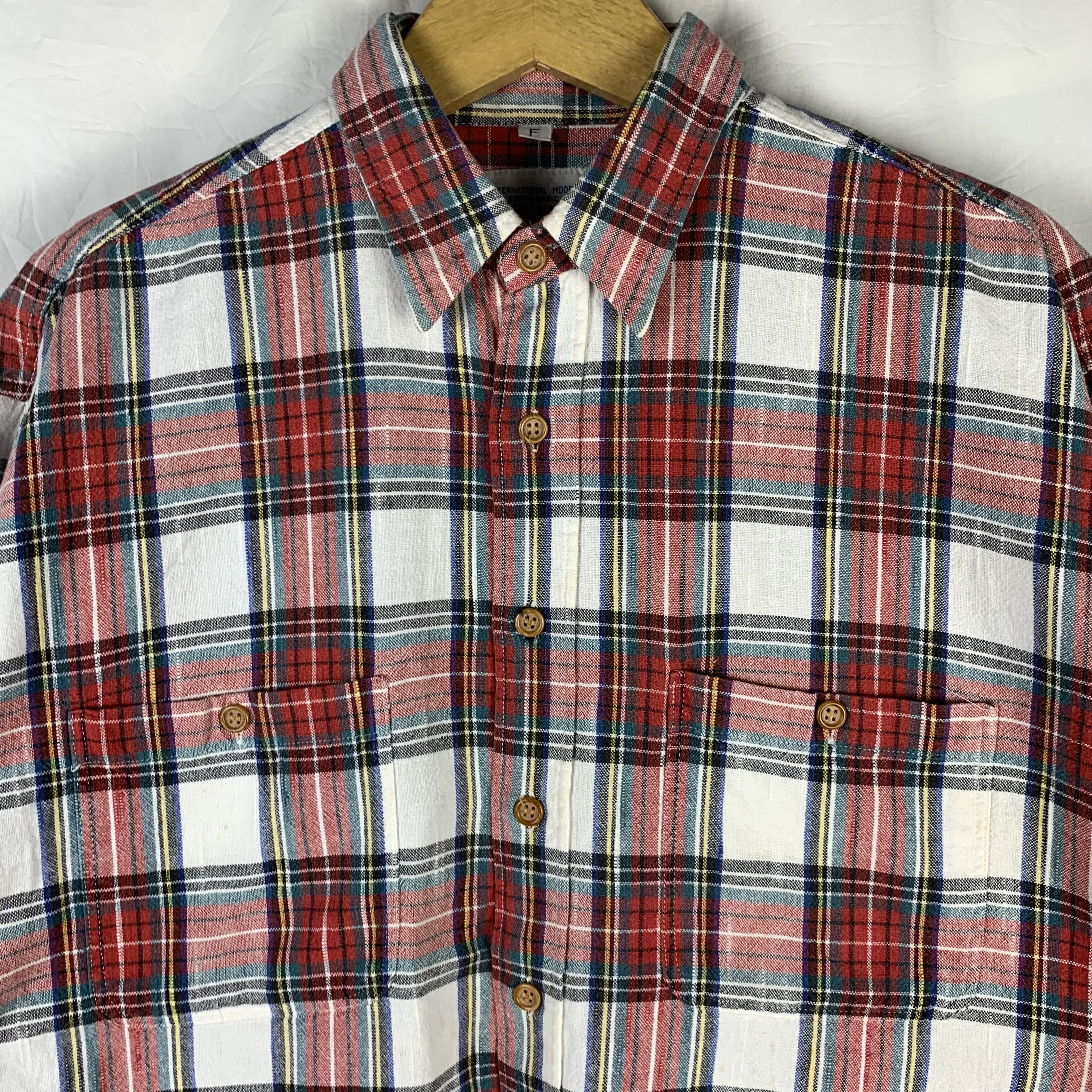 Japanese Brand Perma Frost M.B.C Plaid Flannel Shirt Size US M / EU 48-50 / 2 - 2 Thumbnail