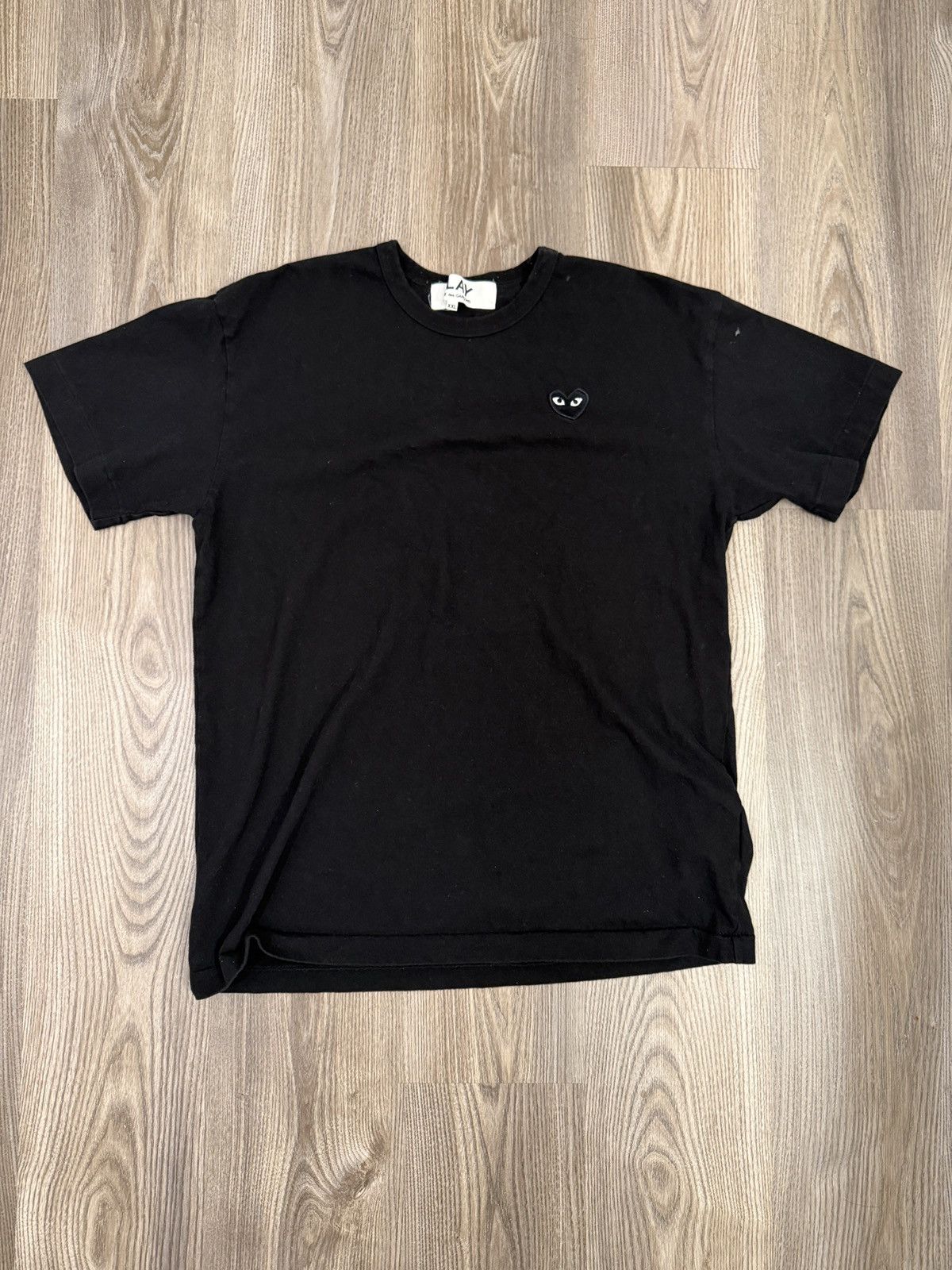 Comme des Garcons Comme des Garcons Play Black Emblem T Shirt Size US XXL / EU 58 / 5 - 1 Thumbnail