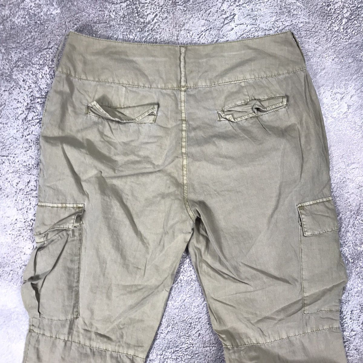 Vintage Vintage 90s Baggy Cargo Pants Flared Parachute Techwear 36 Size 36" / US 14 / IT 50 - 9 Thumbnail