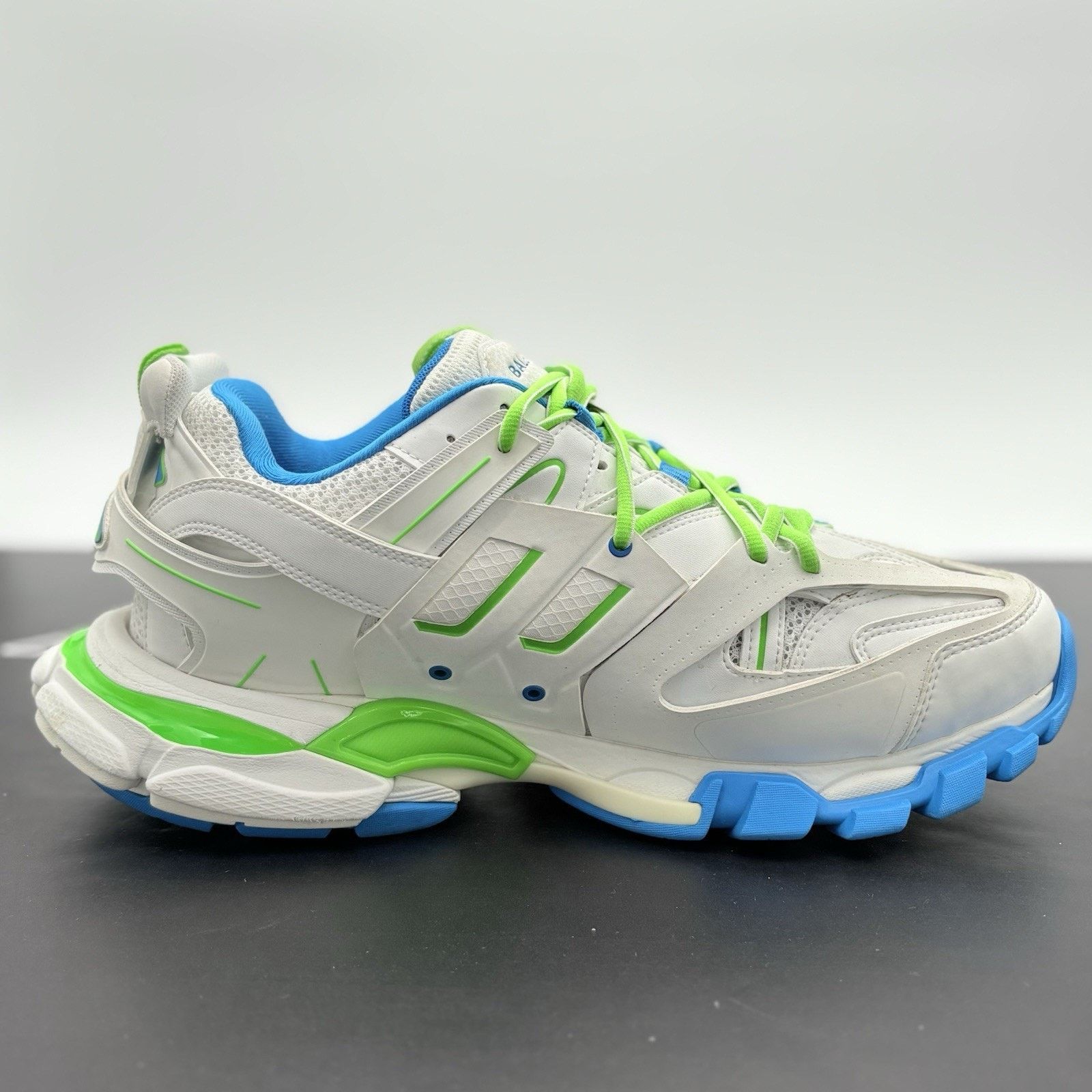 Balenciaga Balenciaga Track ' White Blue Green ' | SUPER CLEAN! Size US 12 / EU 45 - 11 Thumbnail