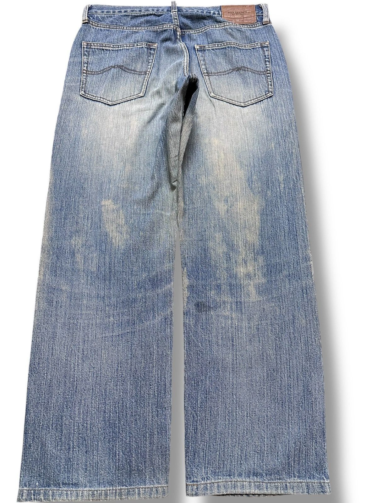 Japanese Brand Vintage Roadace Bobson Baggy Mudwash Distressed Denim Size US 32 / EU 48 - 5 Thumbnail