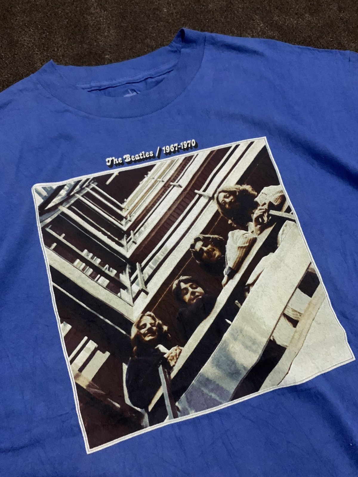 Band Tees The Beatles "Blue Album" Photo Tee (2010 Licensed) Size US XL / EU 56 / 4 - 4 Thumbnail