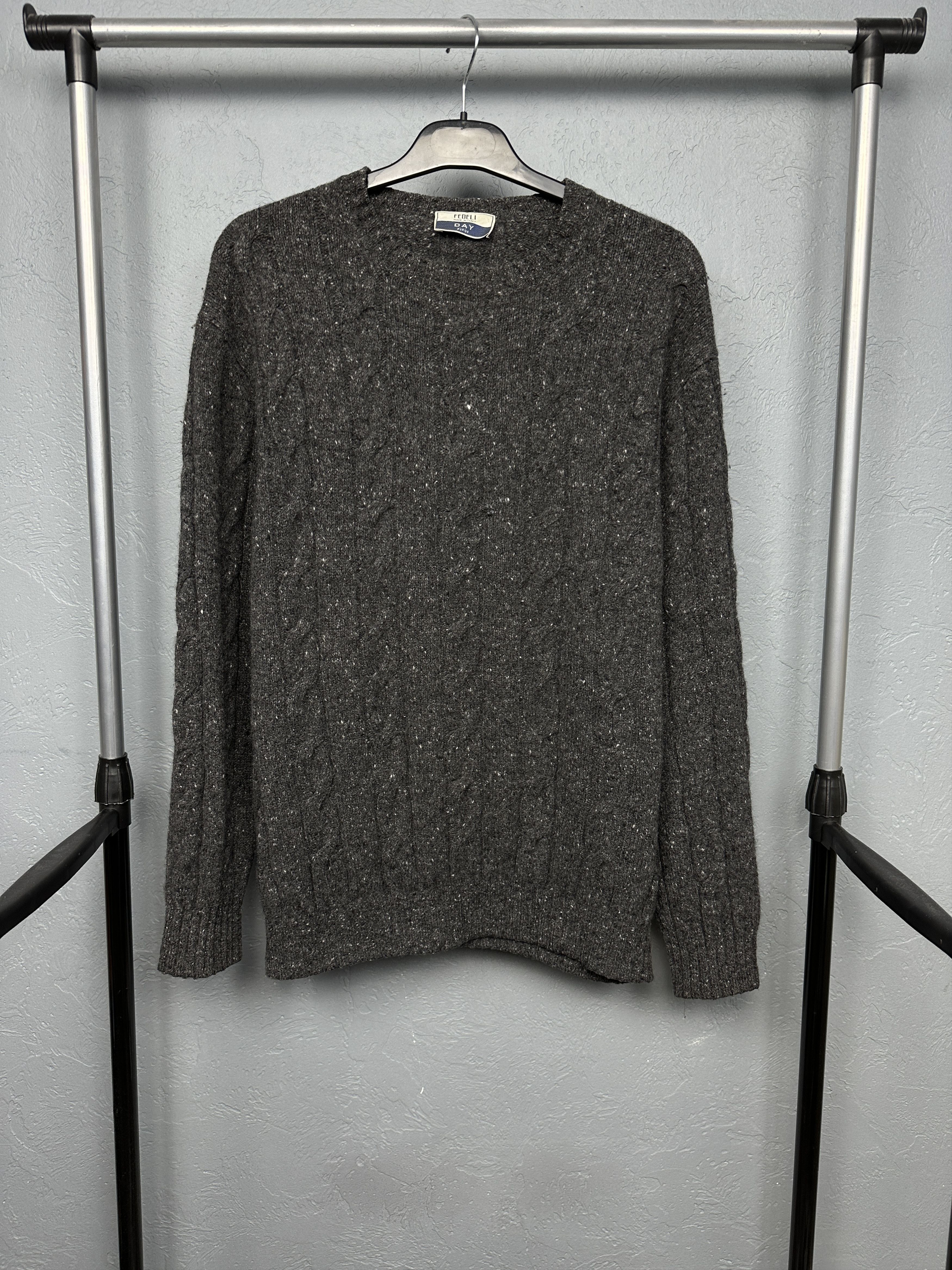 Fedeli Fedeli Vintage Mens Wool Knit Sweater Size US L / EU 52-54 / 3 - 1 Thumbnail