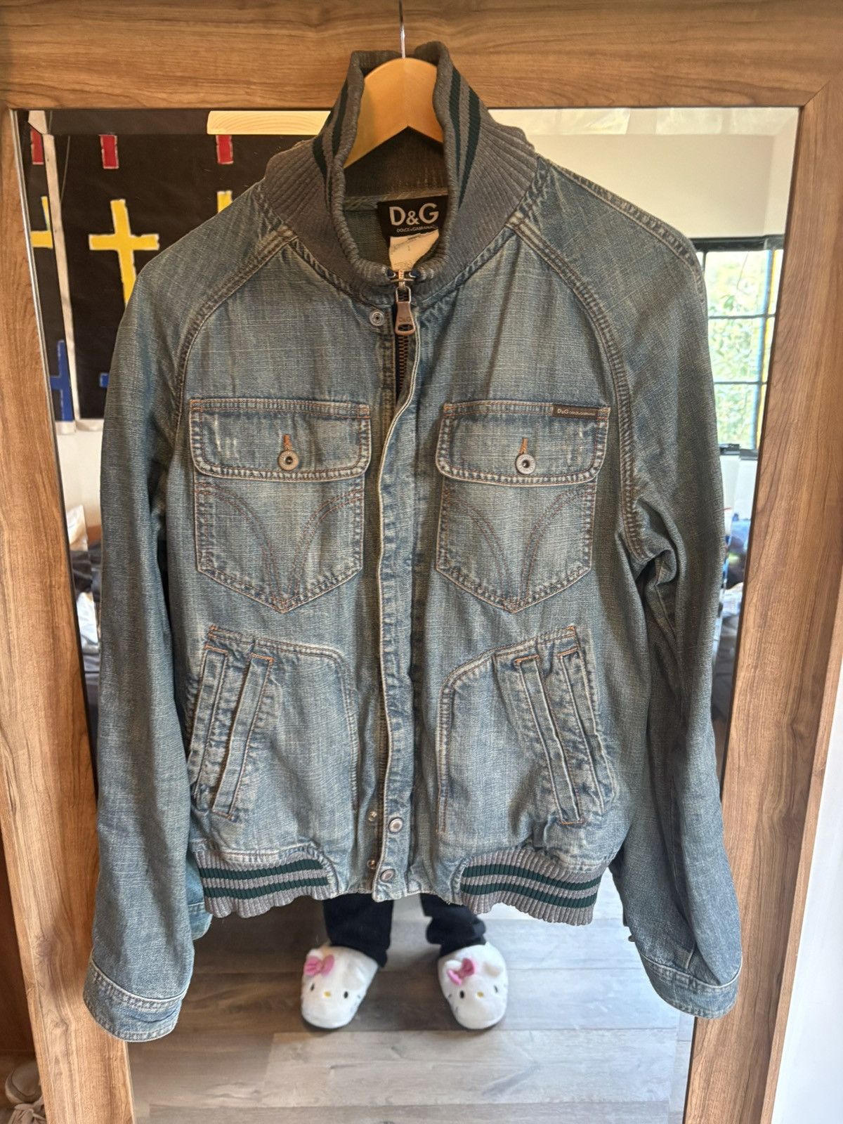 Dolce & Gabbana Dolce & Gabbana Denim Jacket Size US S / EU 44-46 / 1 - 2 Thumbnail