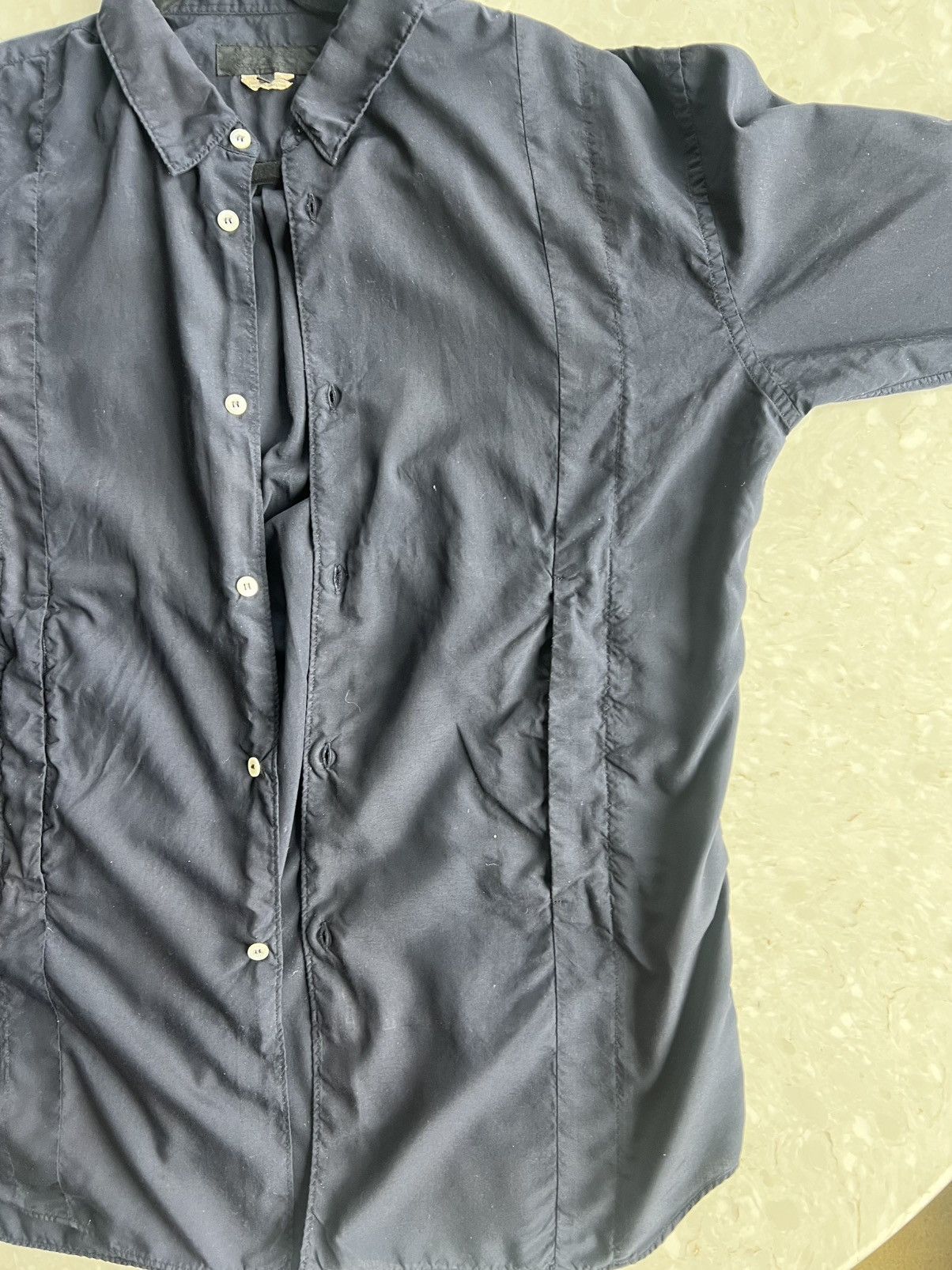 Comme des Garcons Comme Des Garcons Gomme Deux - Dark Navy Blue Shirt Size US L / EU 52-54 / 3 - 14 Thumbnail