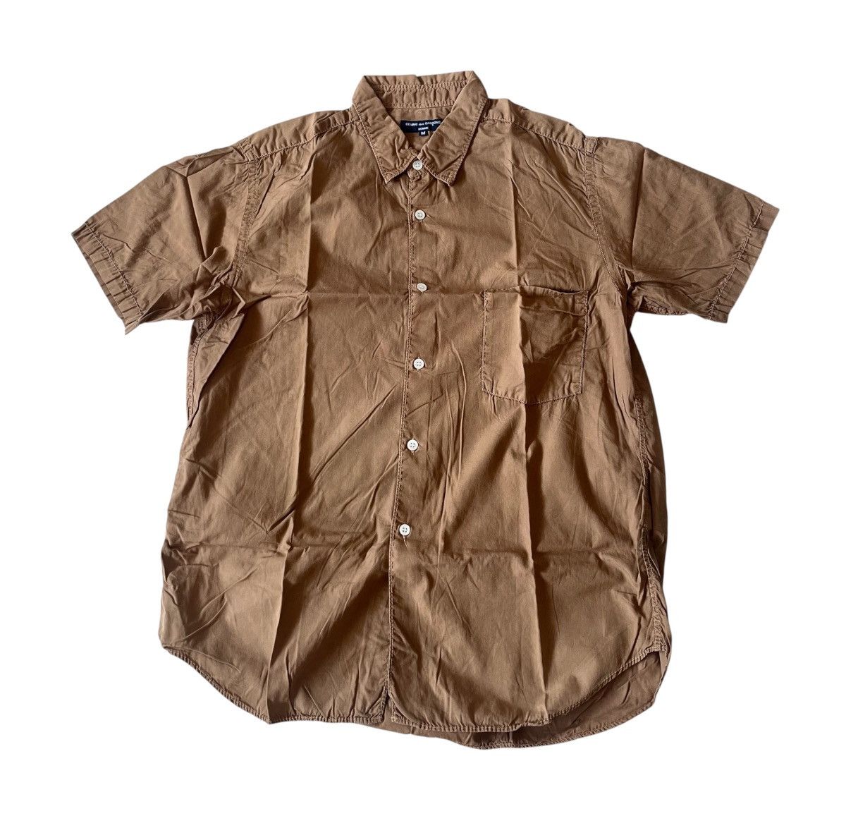Comme des Garcons Cdg homme AD2004 brown shirt Size US M / EU 48-50 / 2 - 1 Thumbnail