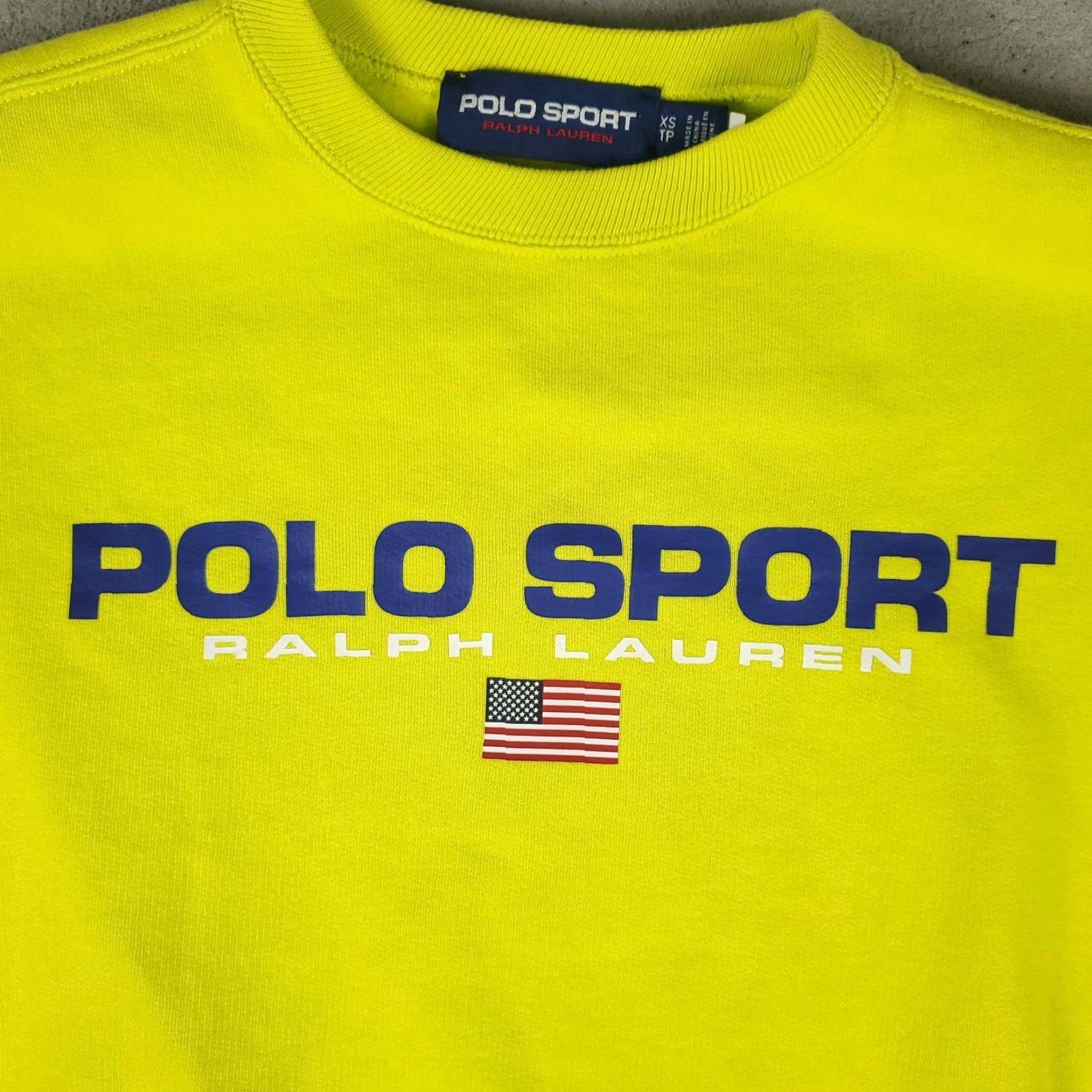 Ralph Lauren Ralph Lauren Sweater Mens XS Yellow Polo Sport Crew Neck Pullover Sweatshirt Sweatshirt Pullover Crew Neck Yellow Ralph Lauren Mens XS Size US XS / EU 42 / 0 - 2 Thumbnail