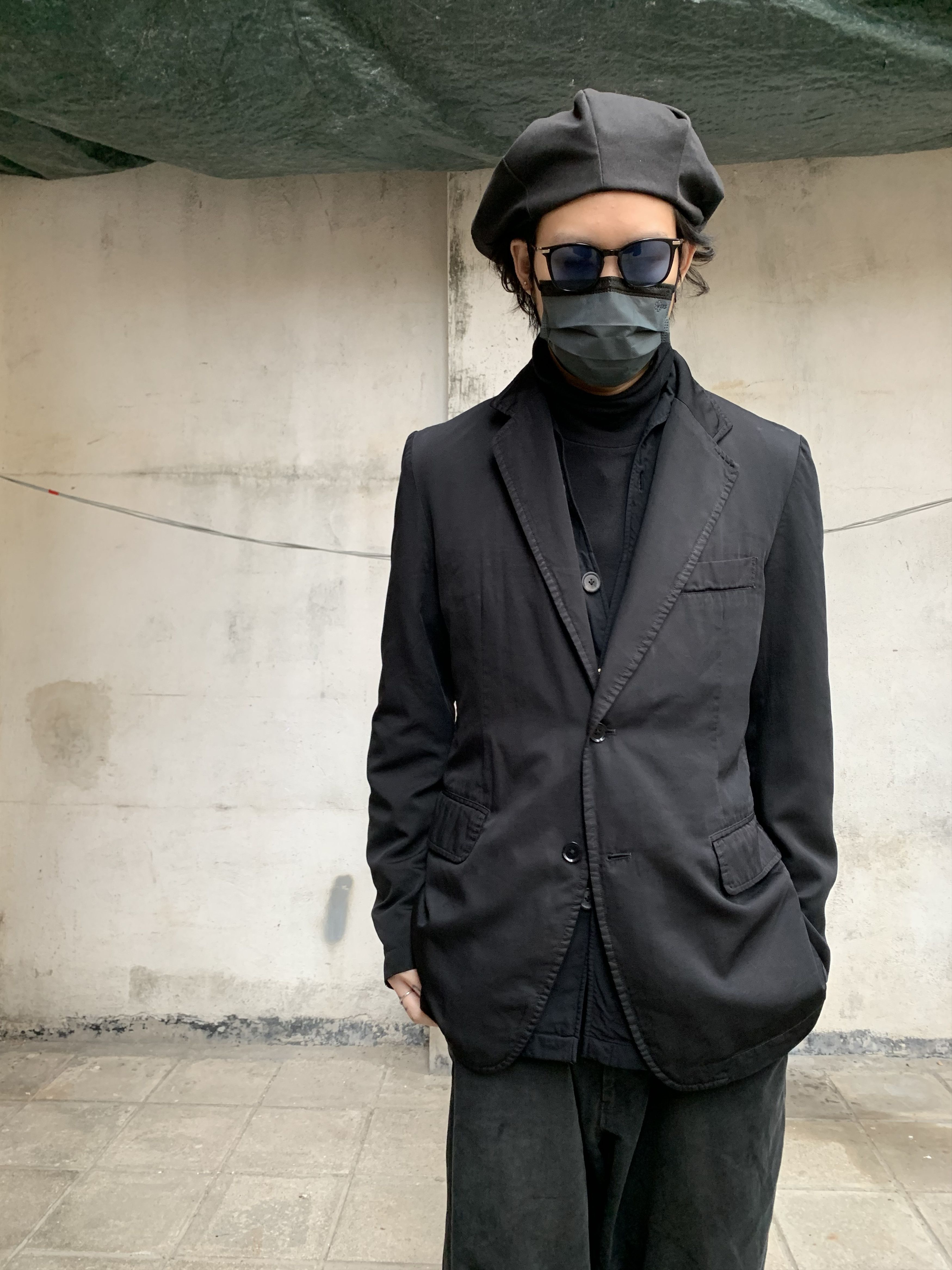 Yohji Yamamoto YYPH Pour Home Rare Black Label Blazer Jacket Size US L / EU 52-54 / 3 - 1 Thumbnail