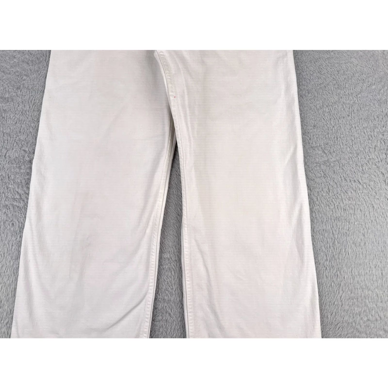 Zara Zara Jeans Juniors 5 High Rise Wide Leg White Denim 27x28 90s Womens Size 27" / US 4 / IT 40 - 3 Thumbnail
