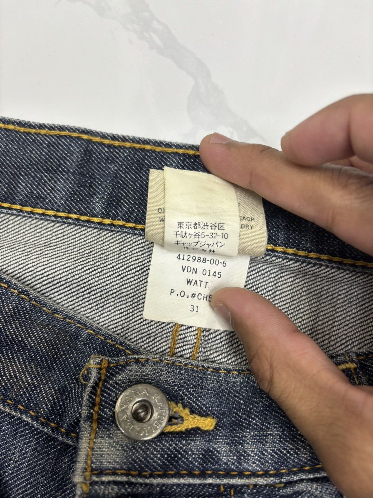 Kapital FLARE JEANS BANANA REPUBLIC DISTRESSED DENIM JEANS Size US 32 / EU 48 - 13 Thumbnail