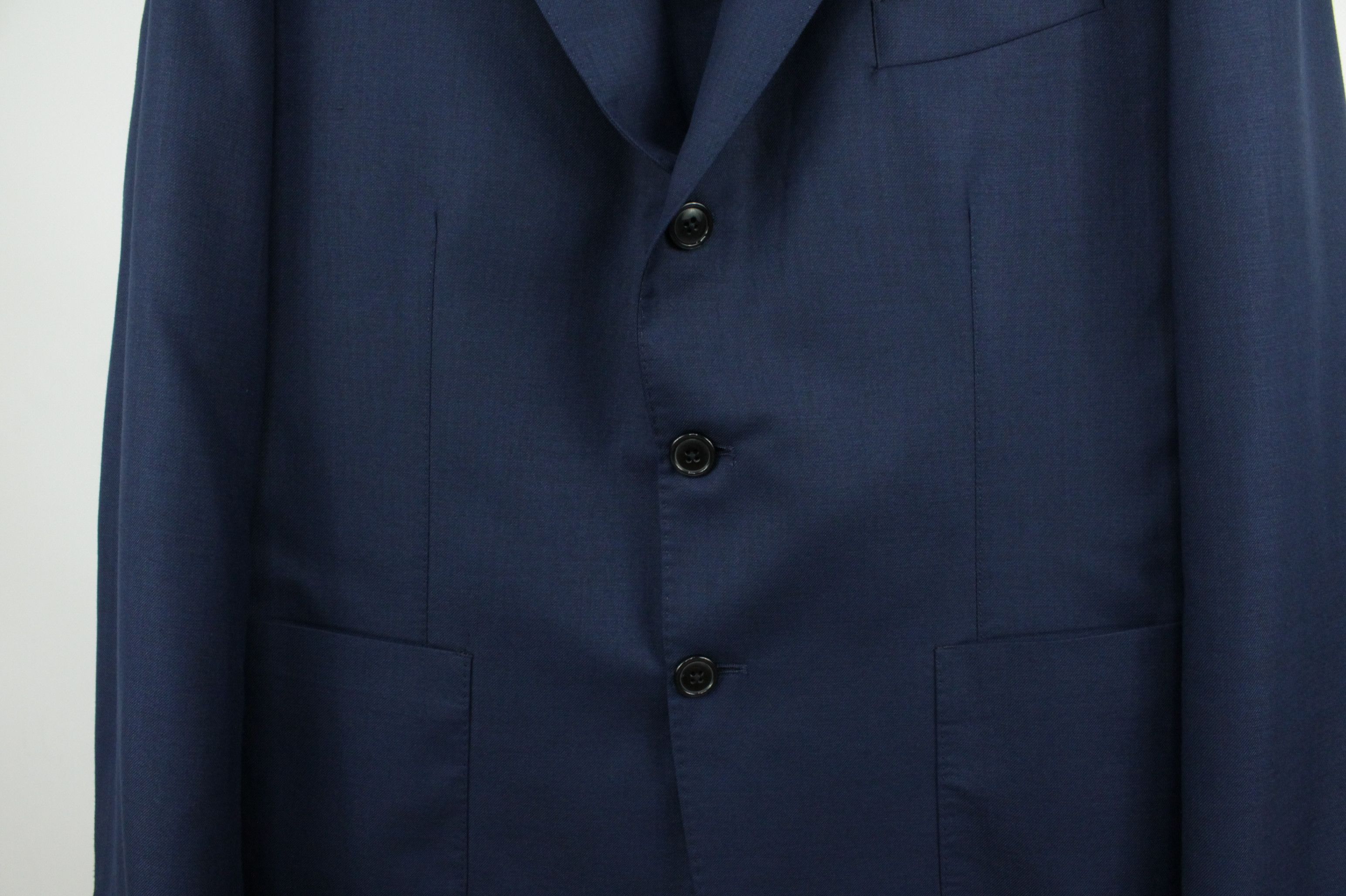 Designer Fusaro Antonio Napoli Wool Silk Sport Coat Blazer Jacket Size US XL / EU 56 / 4 - 3 Thumbnail
