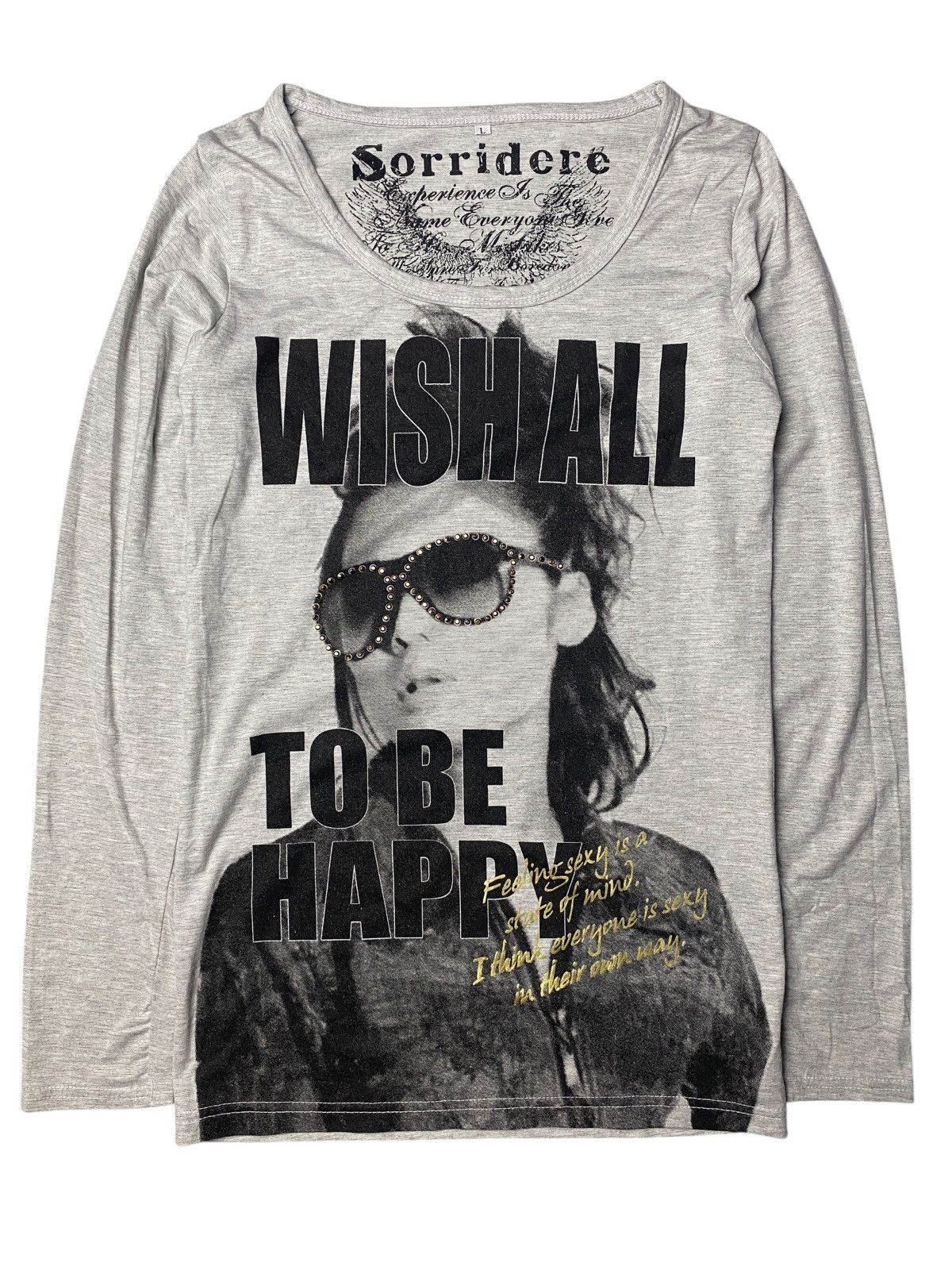 Hysteric Glamour × If Six Was Nine × Japanese Brand 2000's Sorridere Punk Girl Longsleeve Size US S / EU 44-46 / 1 - 1 Thumbnail