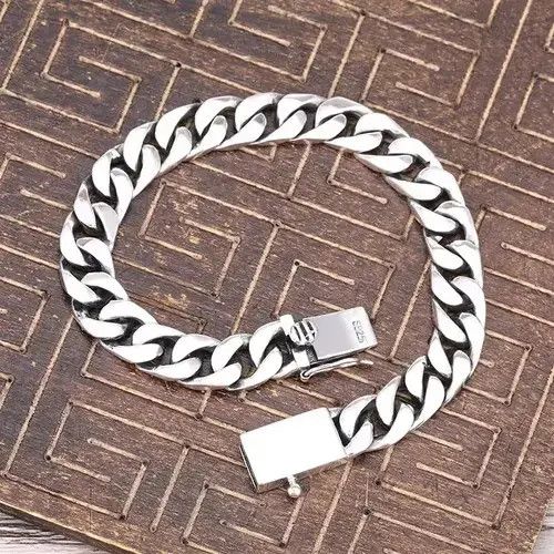 Japanese Brand 925 Sterling Silver Bracelet Chain Size ONE SIZE - 4 Thumbnail