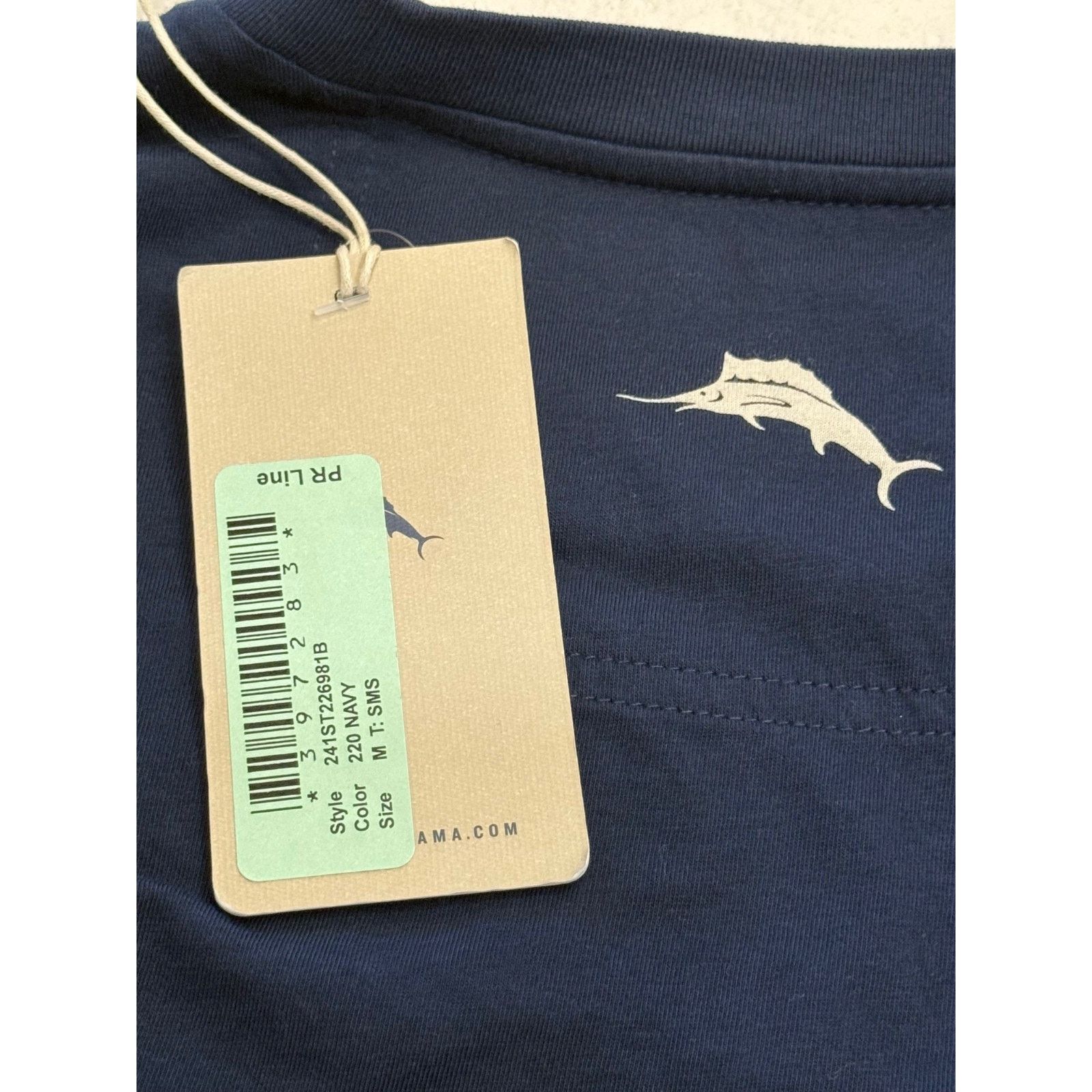 Tommy Bahama NEW TOMMY BAHAMA TShirt MLB Catch The Sunset Men Medium Blue Size US M / EU 48-50 / 2 - 9 Thumbnail
