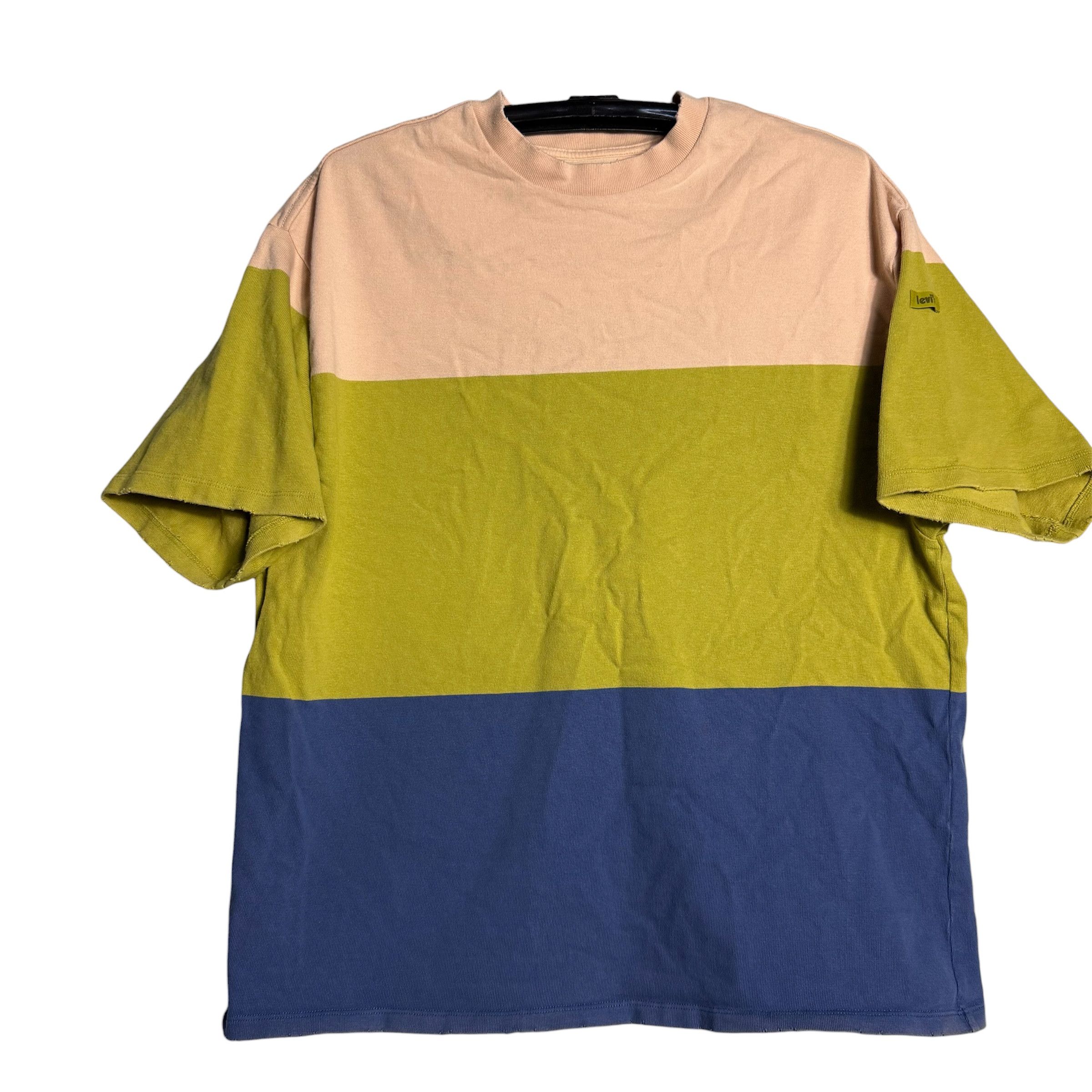 Levi's 🔥RARE🔥Levi's Short Stack Color Blocking T-shir Size US M / EU 48-50 / 2 - 1 Thumbnail