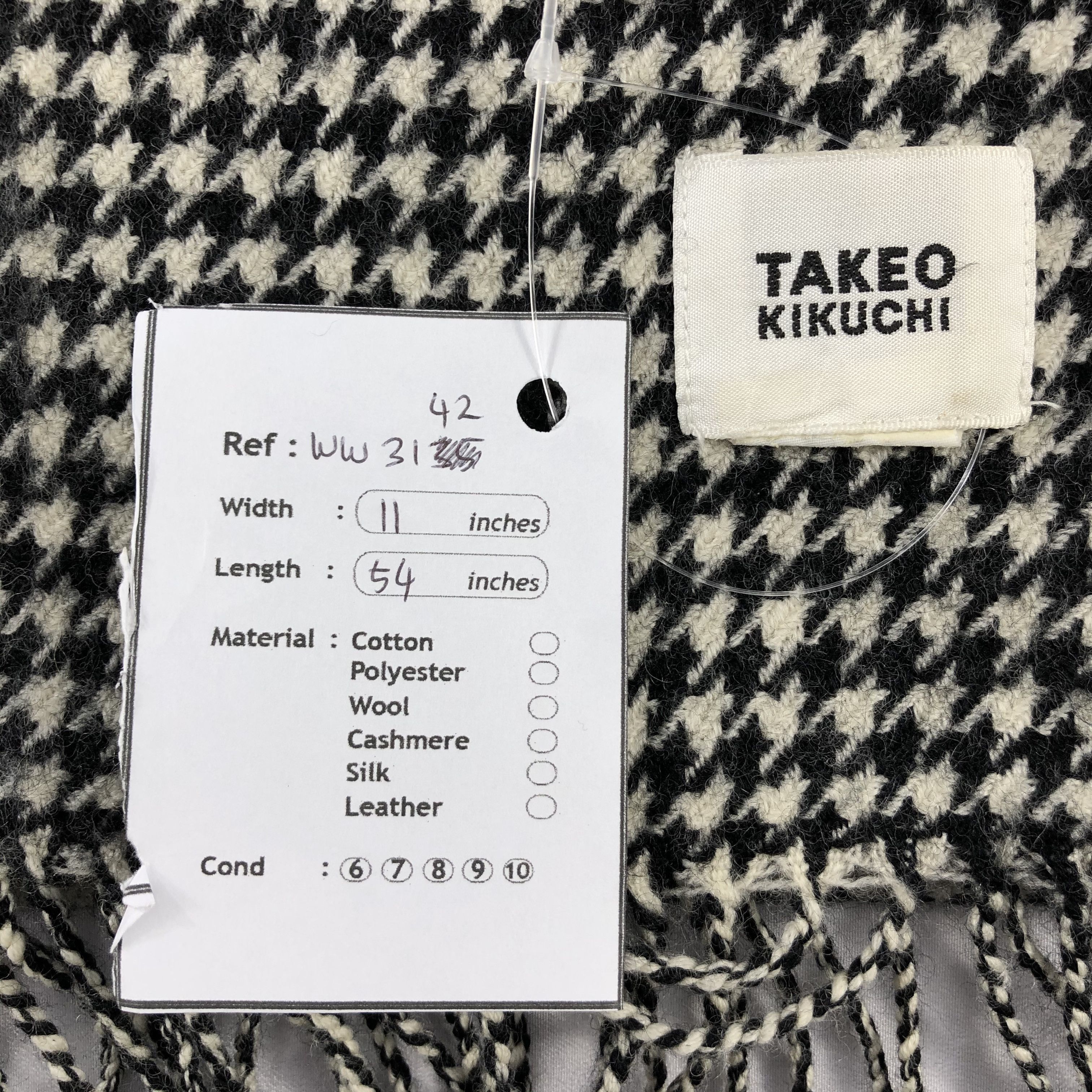 Takeo Kikuchi Vintage Takeo Kikuchi Scarf - WW3142 Size ONE SIZE - 4 Thumbnail
