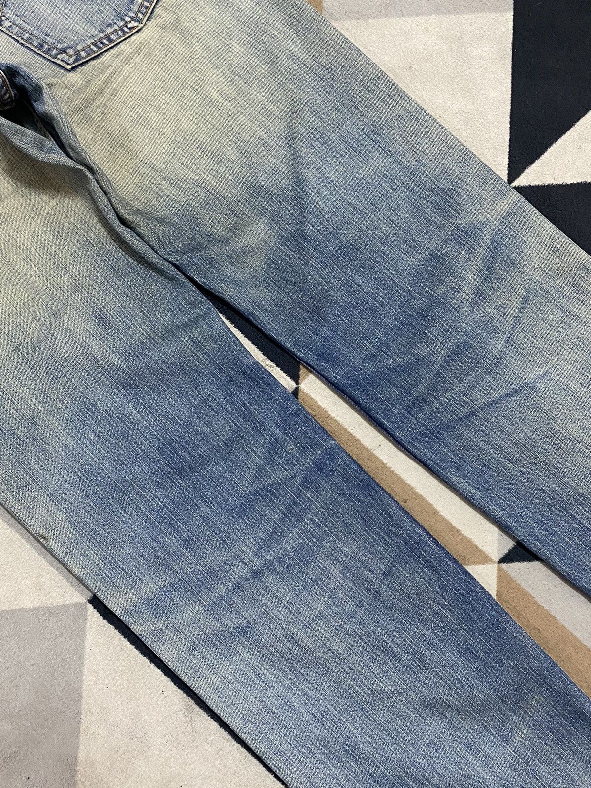 Levi's Vintage Levis 502 Mud Wash Distressed Loose Jeans Size US 31 - 8 Thumbnail