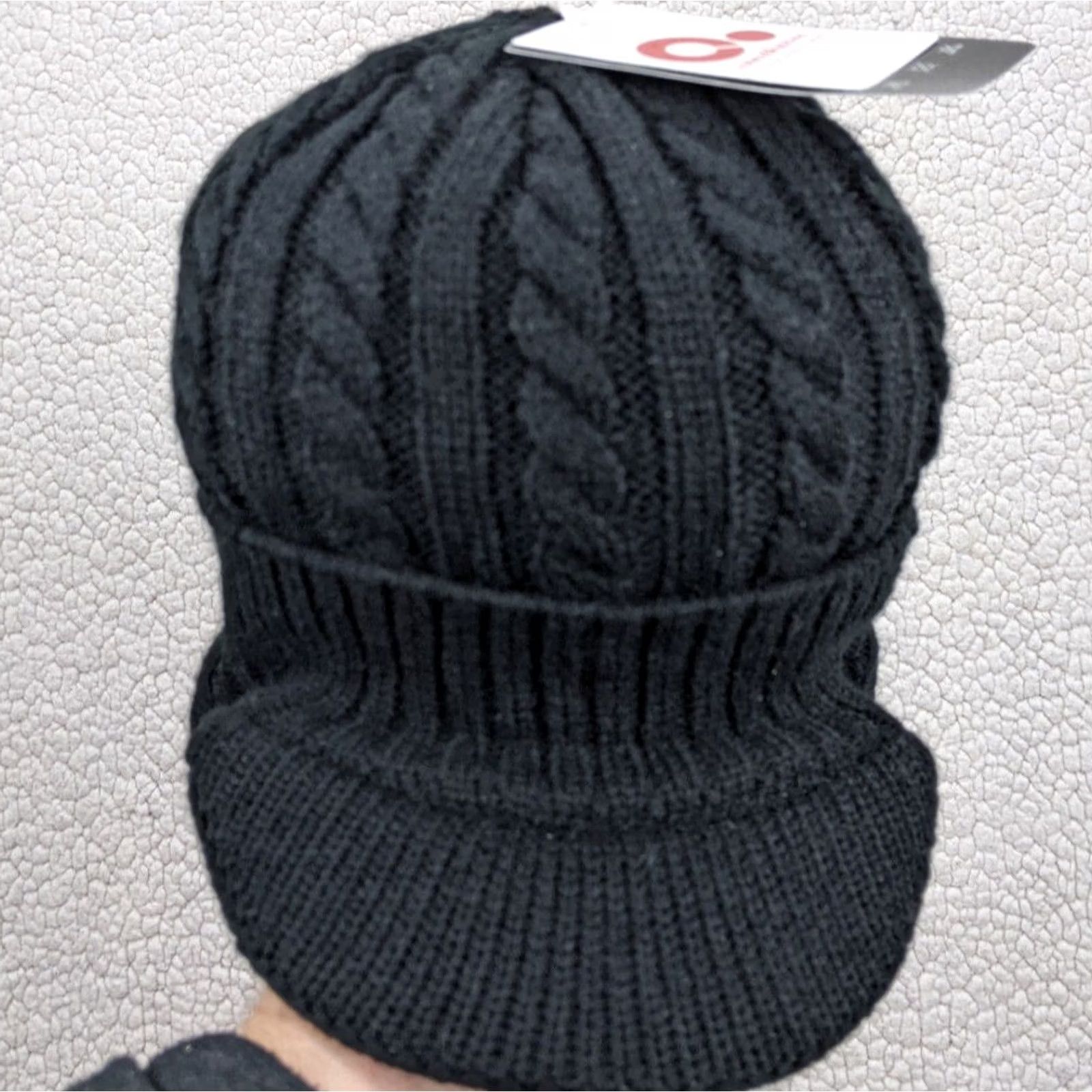 Vintage Janey & Rubbins Hat Beanie Gray Lined Faux Fur Chunky Knit 3D Adult One Size Knit Beanie Mens Womens Unisex Accessories Size ONE SIZE - 2 Thumbnail