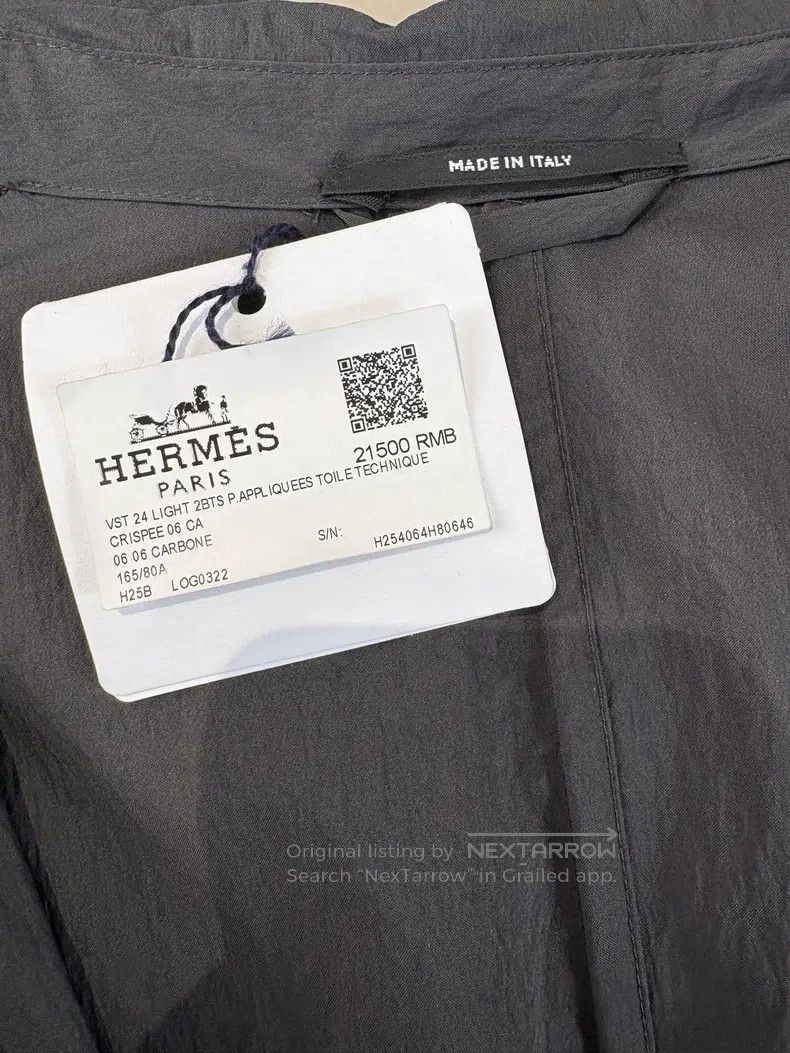 Hermes Hermes Men's blazer, fabric is 92% nylon and 8% spandex Size 46R - 5 Thumbnail