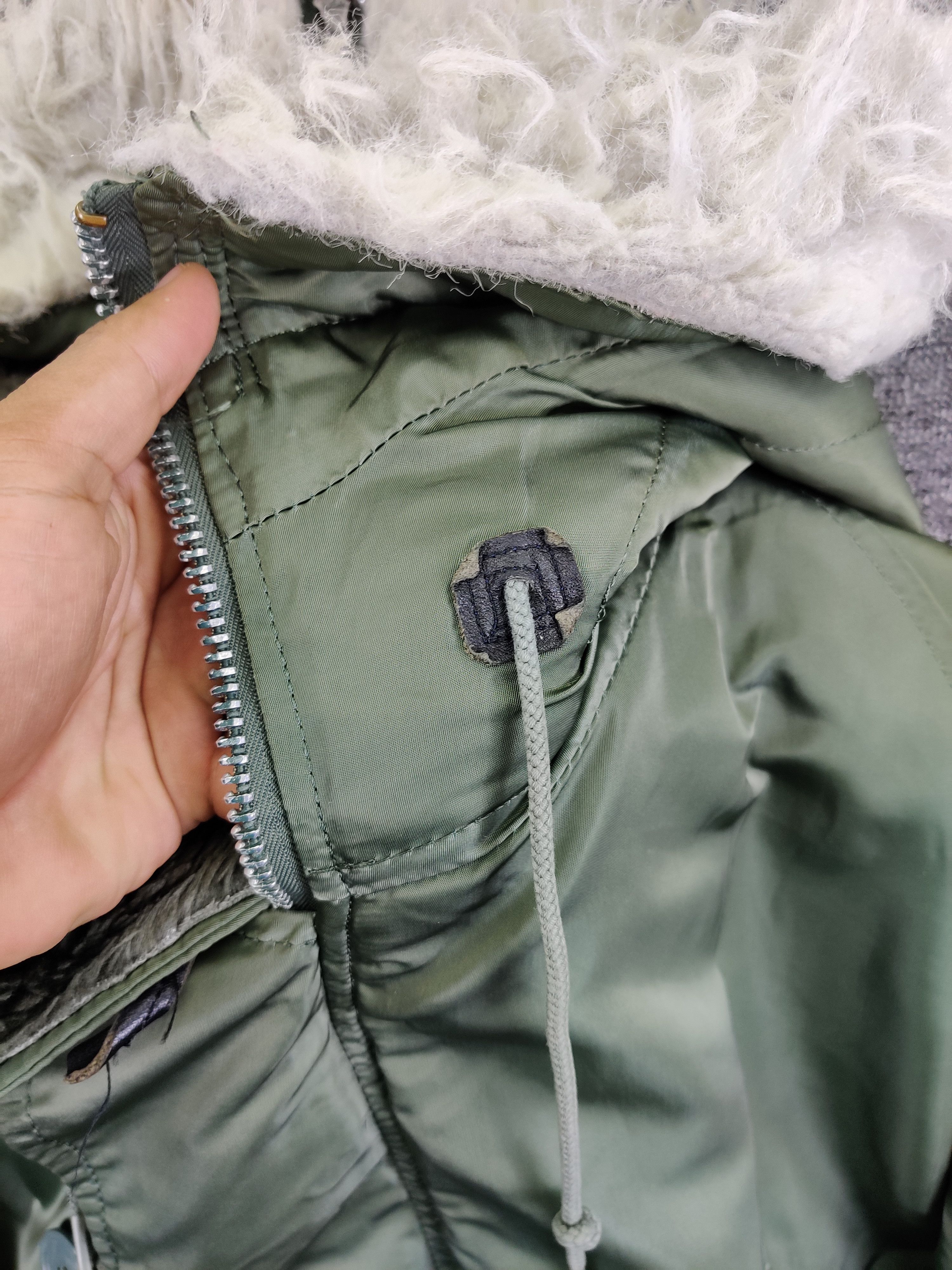 Alpha Industries Vintage Alpha Industries N2B Fur Flight Bomber Jacket Size US M / EU 48-50 / 2 - 9 Thumbnail