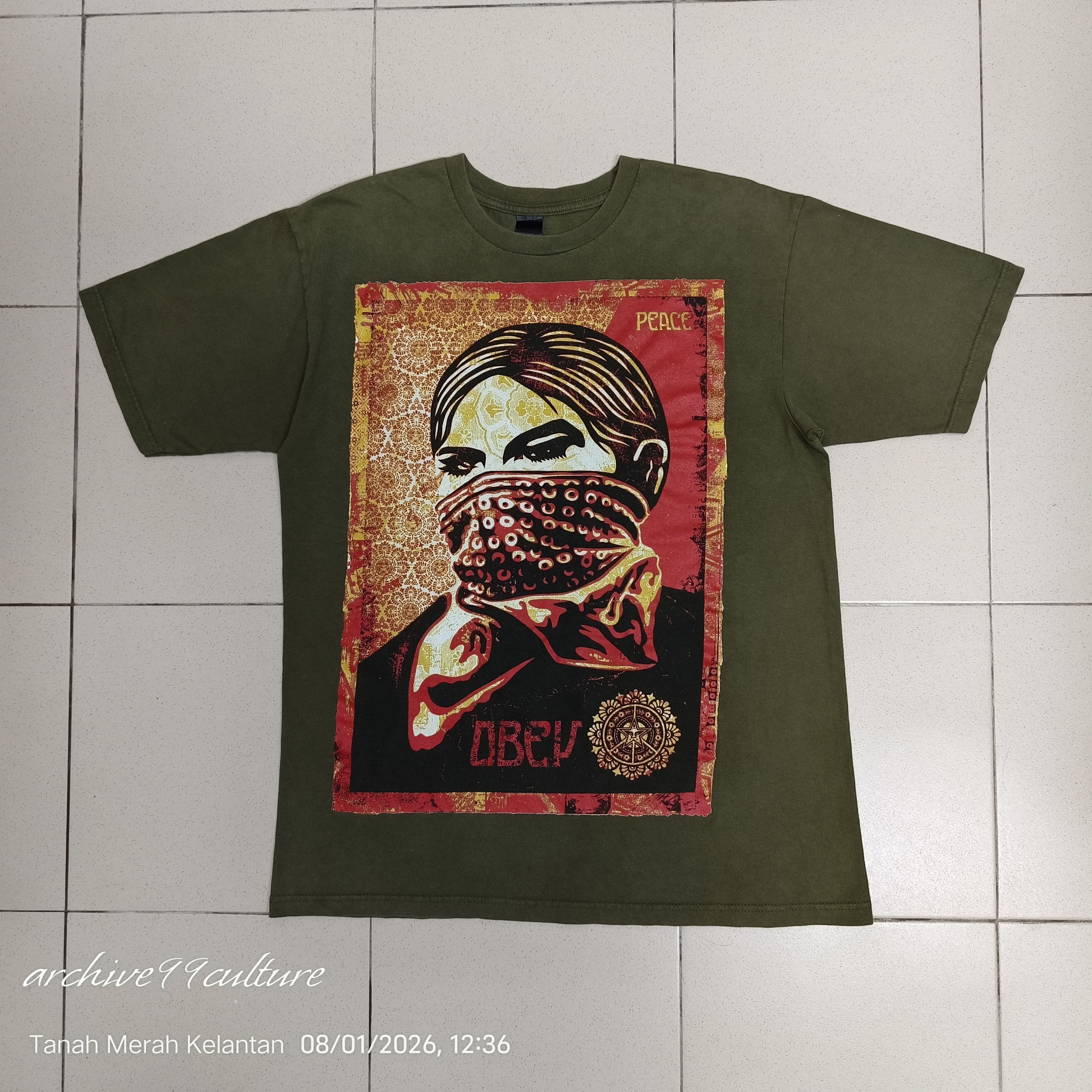 Obey × Shepard Fairey Vintage 2005 Obey Shepard Fairey Zapatista tee Size US L / EU 52-54 / 3 - 1 Thumbnail
