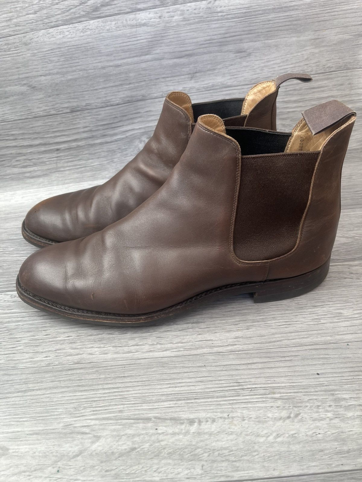 Crockett & Jones Crockett and jones chelsea brown leather boots Size US 11 / EU 44 - 4 Thumbnail