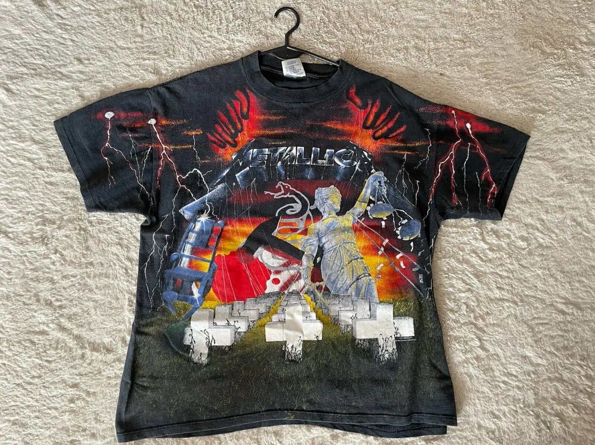 Metallica Limited OG T-shirt vintage Metallica 1991 Size US XL / EU 56 / 4 - 1 Thumbnail