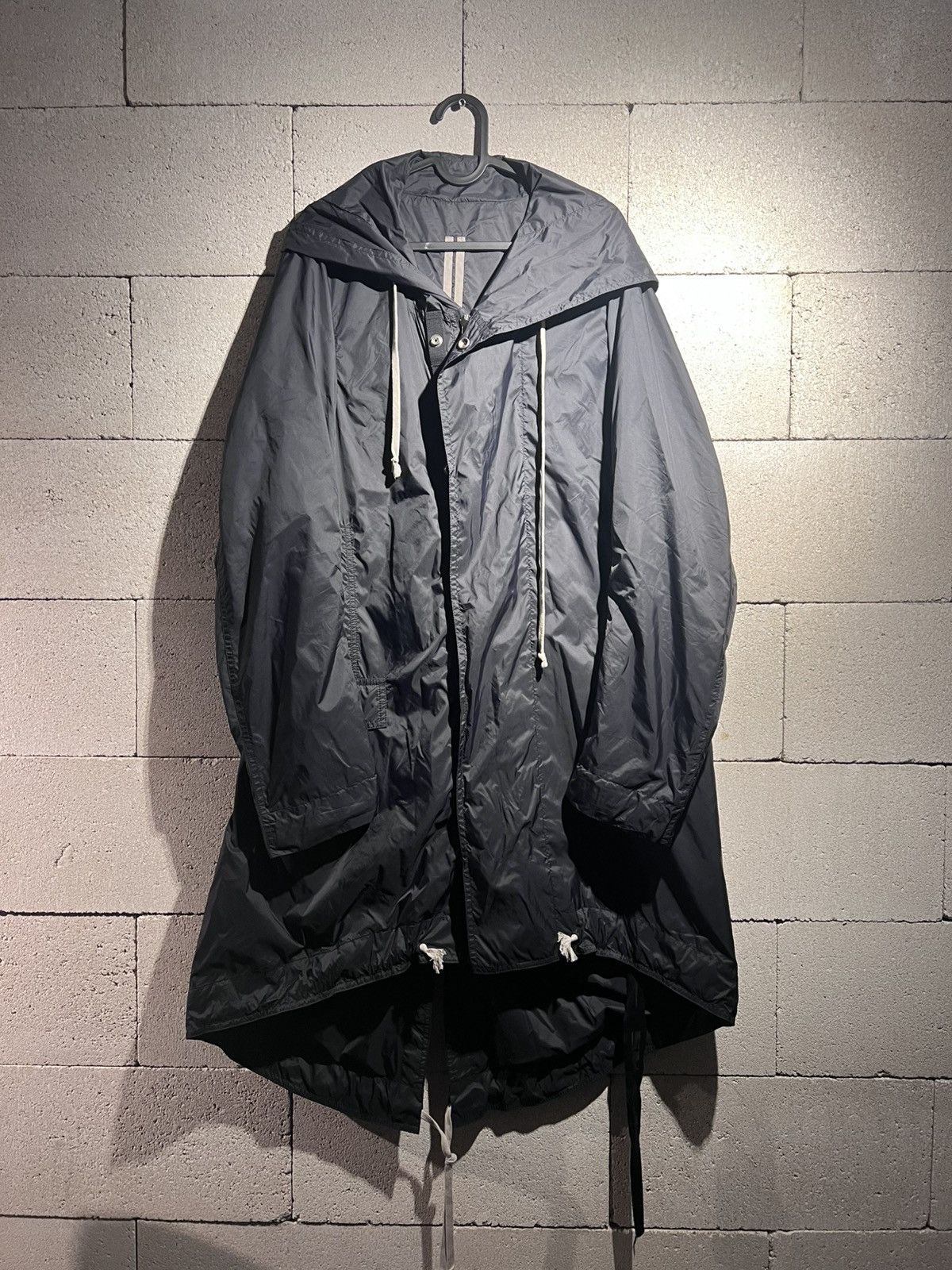 Rn‼️RICK OWENS DRKSHDW jumbo fishtail Rick Owens Rick Owens DRKSHDW Jumbo Fishtail Coat | Grailed