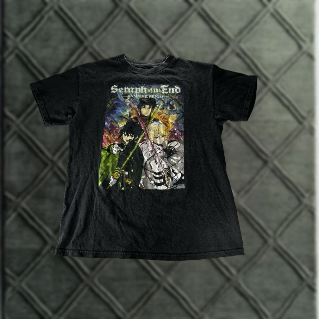 Ripple Junction Ripple Junction Y2K Seraph Of The End Shirt Adult Medium Black Anime Tee Size US M / EU 48-50 / 2 - 1 Thumbnail