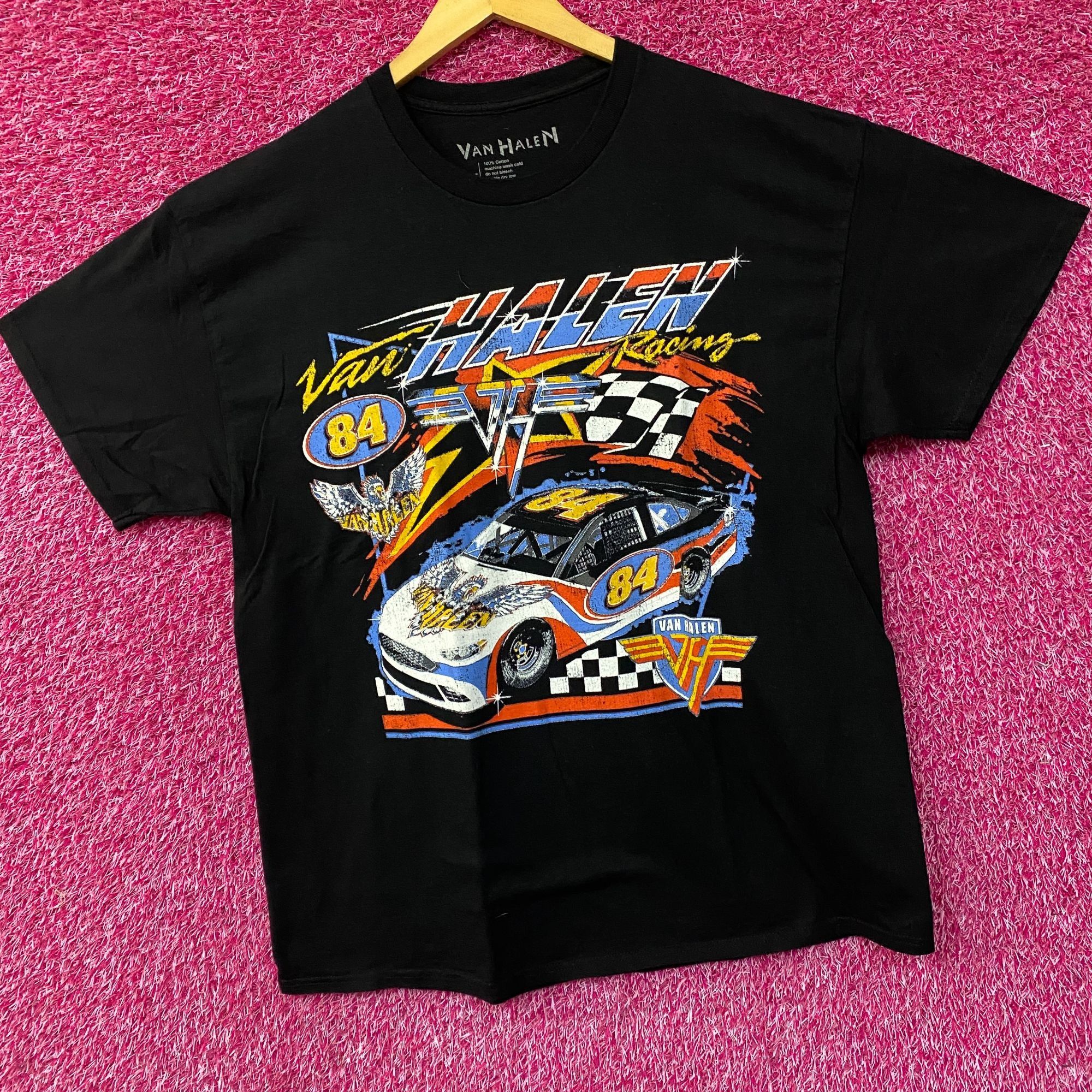 NASCAR Van Halen Nascar Racing Car Graphic Design T-Shirt Large Size US L / EU 52-54 / 3 - 3 Thumbnail