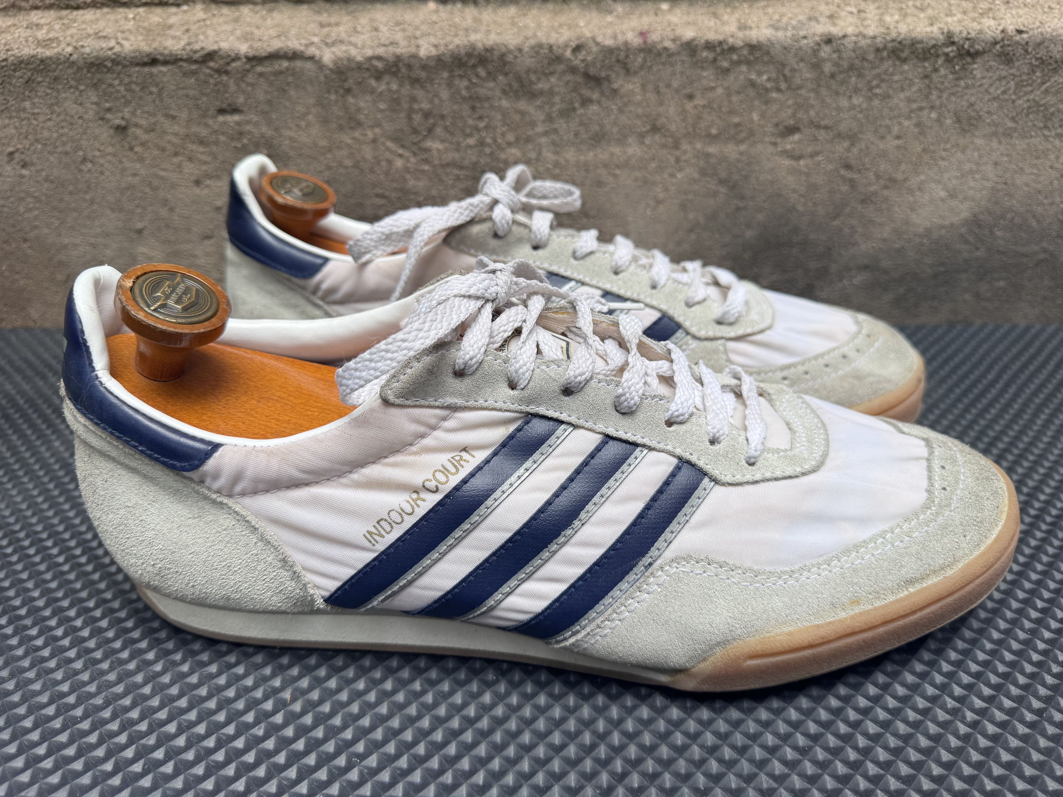 Adidas OG Vtg 70's Adidas Indoor Court Classic Running Trainers Size US 11.5 / EU 44-45 - 7 Thumbnail
