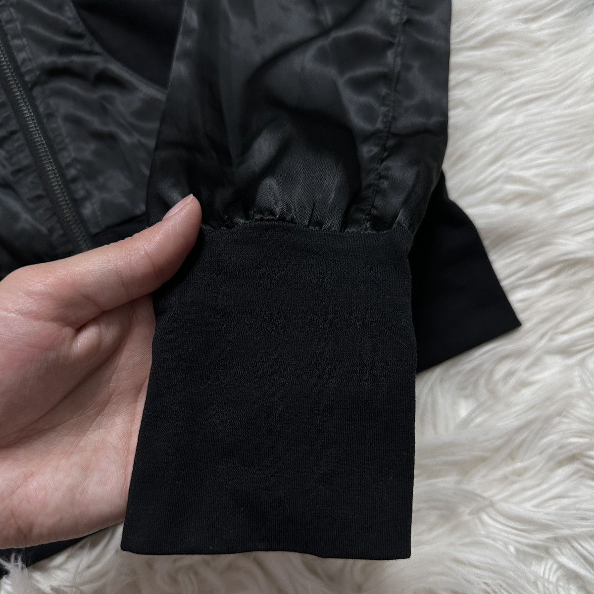 Denis Simachev Denis Simachev Rare Black Satin Bomber Archival Size M / US 6-8 / IT 42-44 - 8 Thumbnail