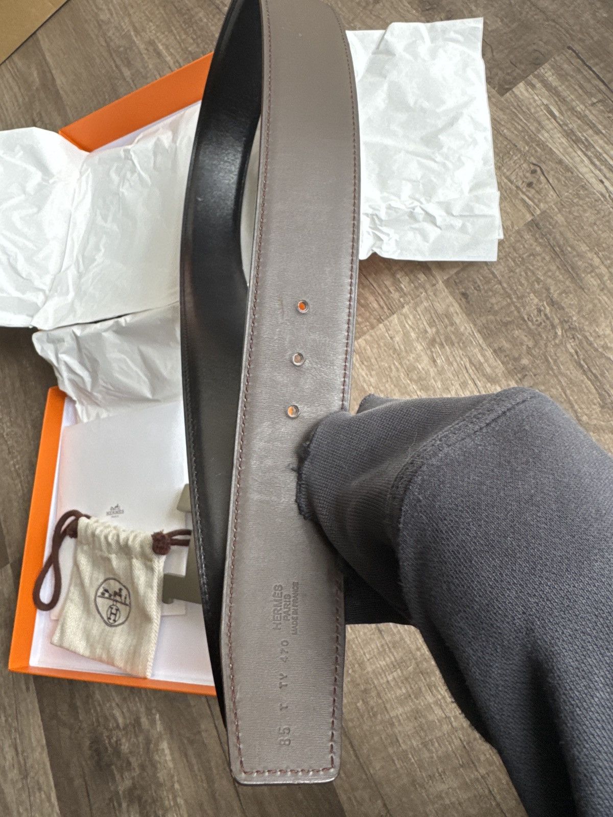 Hermes Hermes belt Size 32 - 15 Thumbnail