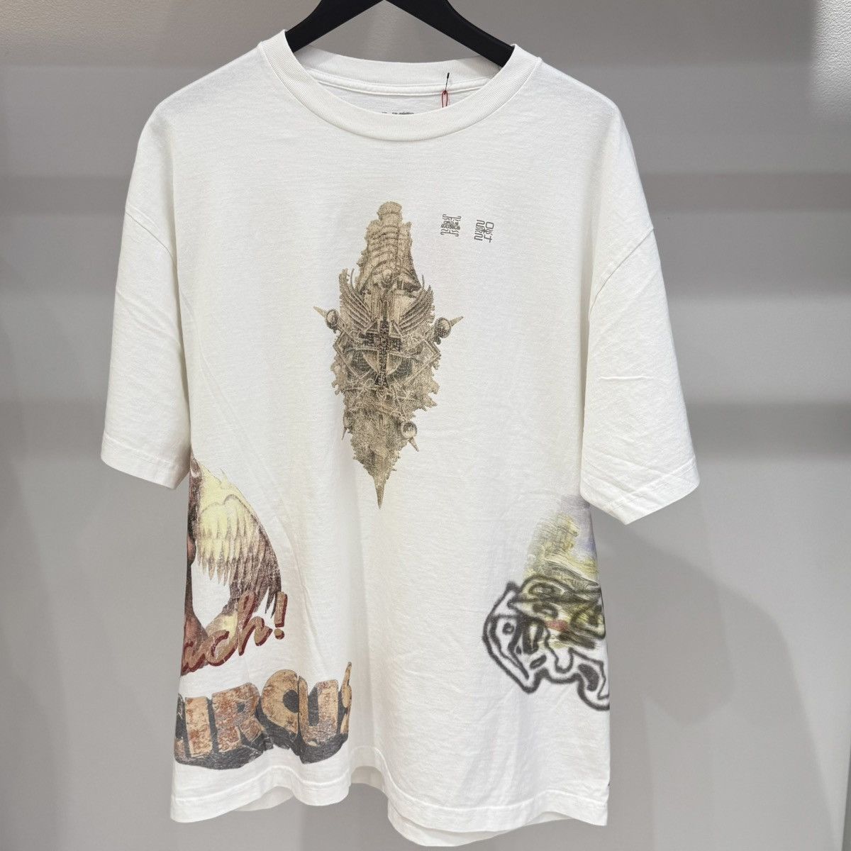 Travis Scott Travis Scott Utopia Circus Maximus Euro Tour Tee White Size US XL / EU 56 / 4 - 1 Thumbnail