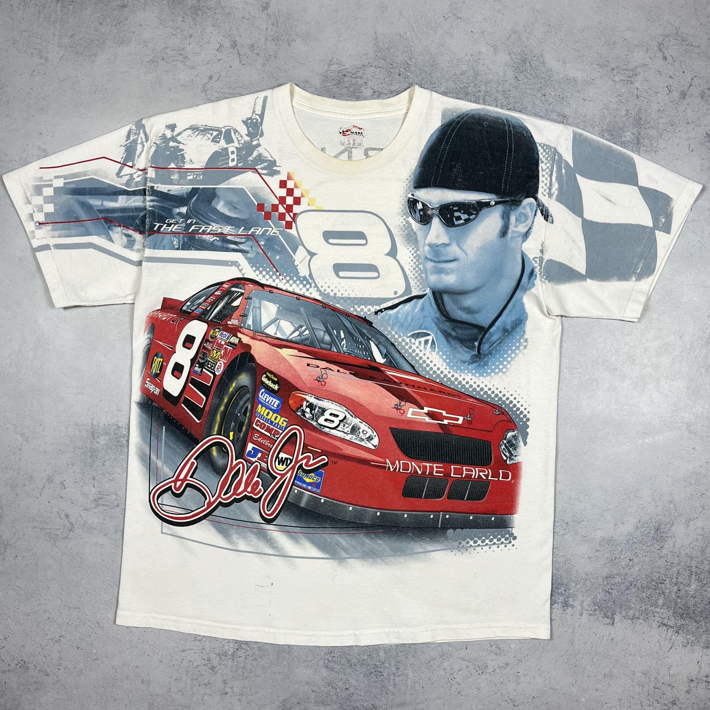 NASCAR Vintage Dale Earnhardt JR Nascar Racing T Shirt 00’s Size US L / EU 52-54 / 3 - 12 Thumbnail