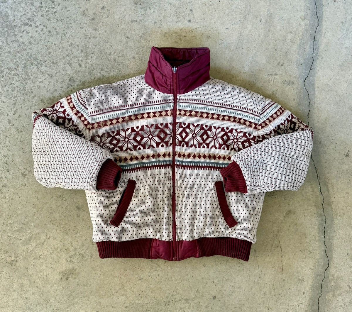 Other Vintage Reversible Nordic Bomber Jacket Size US L / EU 52-54 / 3 - 1 Thumbnail
