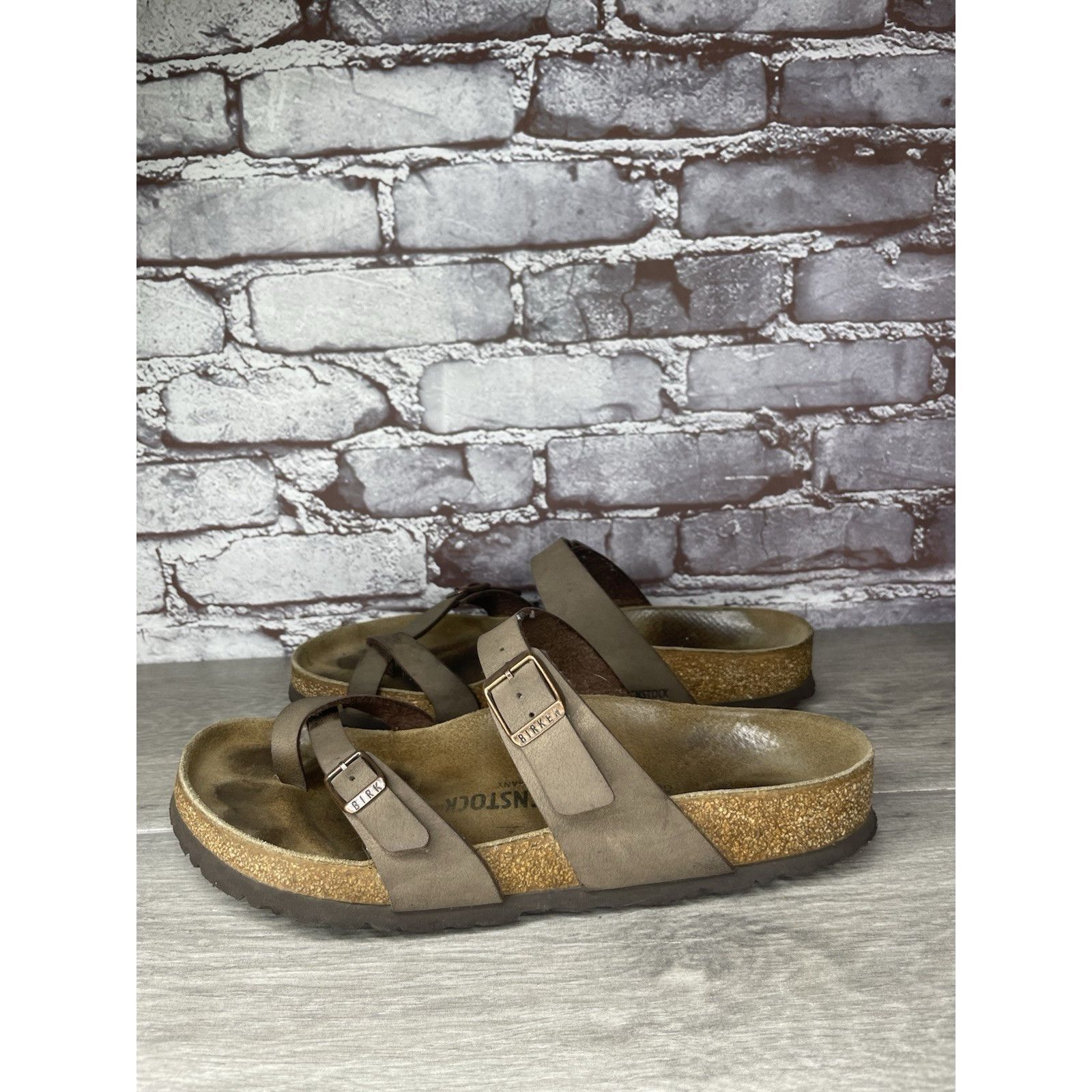 Birkenstock Birkenstock Mayari Mocha Brown Leather Strap Sandals Women’s Size US 10 / IT 40 - 17 Thumbnail