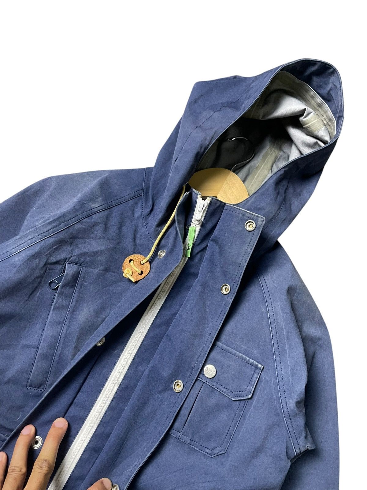 Helly Hansen × Japanese Brand × Vintage HELLY HANSEN Multi-pocket Cotton Waxed Jacket (97) Size US M / EU 48-50 / 2 - 5 Thumbnail
