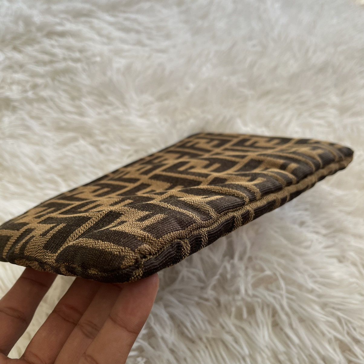 Fendi Fendi Zucca canvas clutch bag FF monogram Size ONE SIZE - 4 Thumbnail