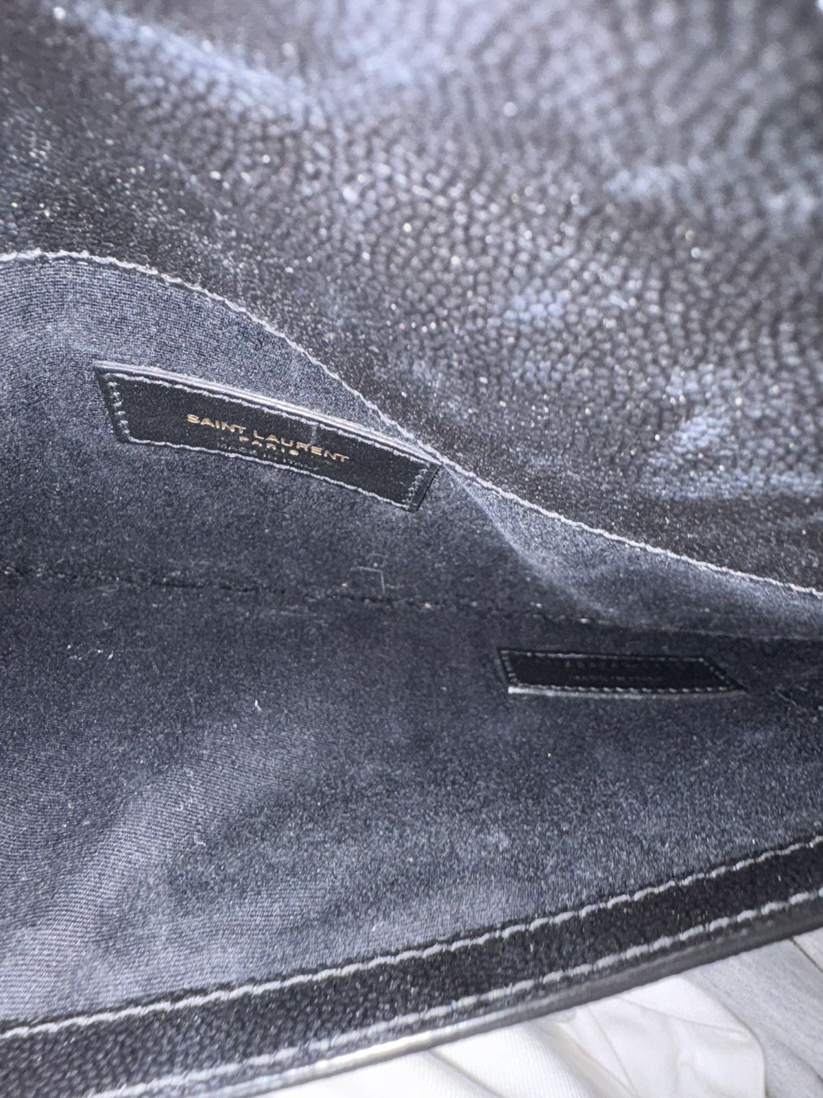 Yves Saint Laurent YSL Uptown Leather Pouch Size ONE SIZE - 3 Thumbnail