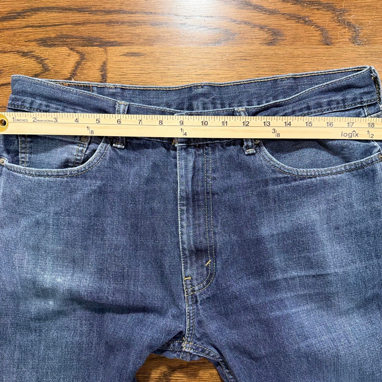 Levi's Levi's 505 Reg Fit Jeans Mens 38x32 Med Wash Straight Leg Size US 38 / EU 54 - 5 Thumbnail