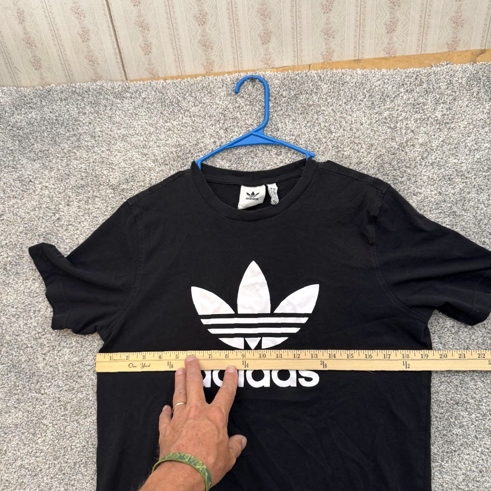Adidas Adidas Shirt Mens Small Black Trefoil Logo Athletic Tee Short Sleeve Classic Size US S / EU 44-46 / 1 - 3 Thumbnail