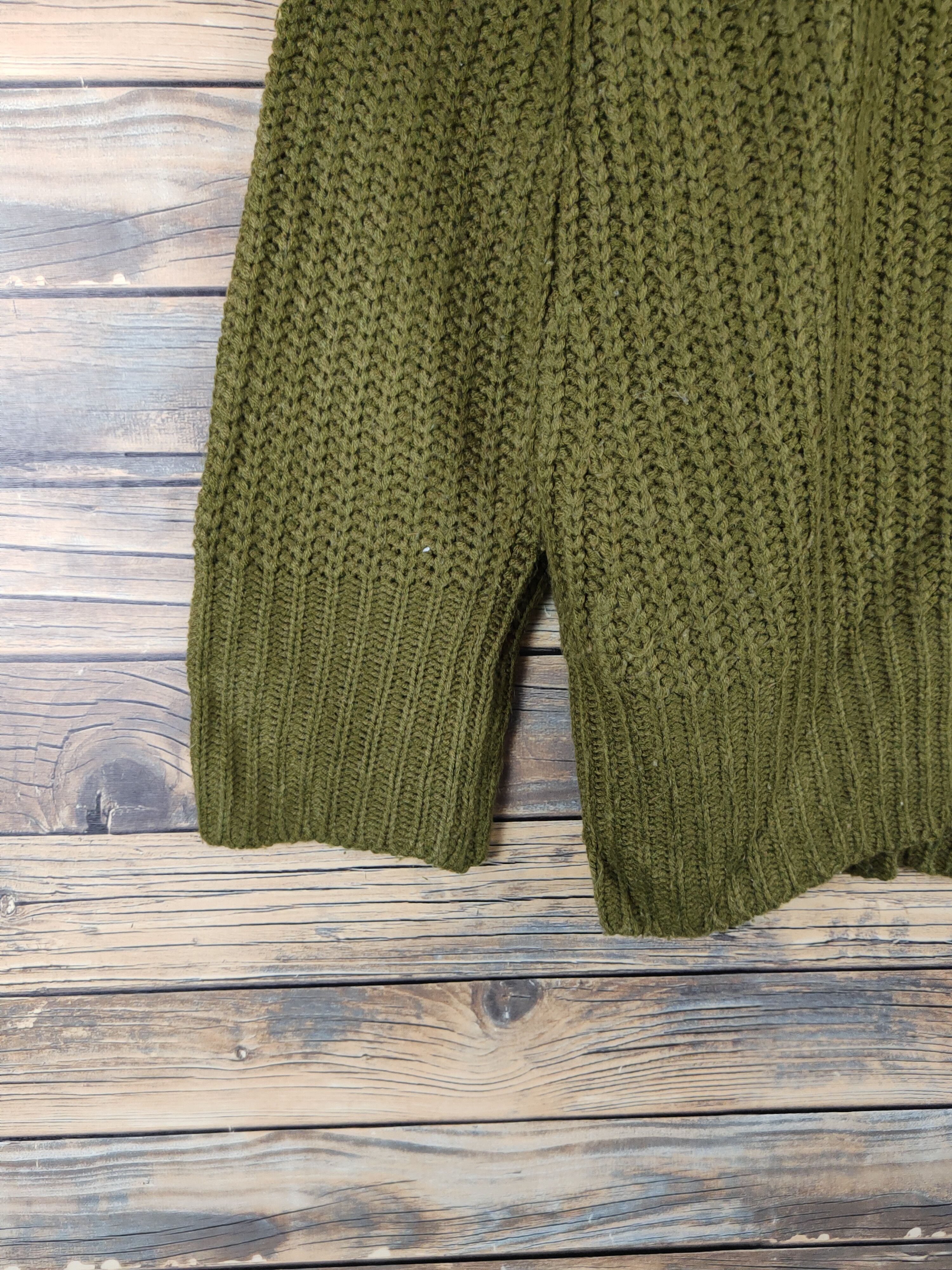 Japanese Brand W Closet Olive Knitwear Sweatshirts #W1007 Size US L / EU 52-54 / 3 - 4 Thumbnail