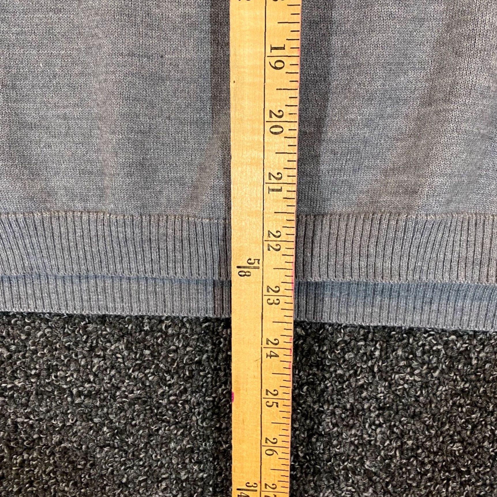 Vintage RAFFI Sweater Linea Uomo Mens Large Gray Merino Wool Blend Crew Neck Pullover Knit Style Classic Preppy All Seasons Winter Fall Spring Casual Workwear Size US L / EU 52-54 / 3 - 4 Thumbnail