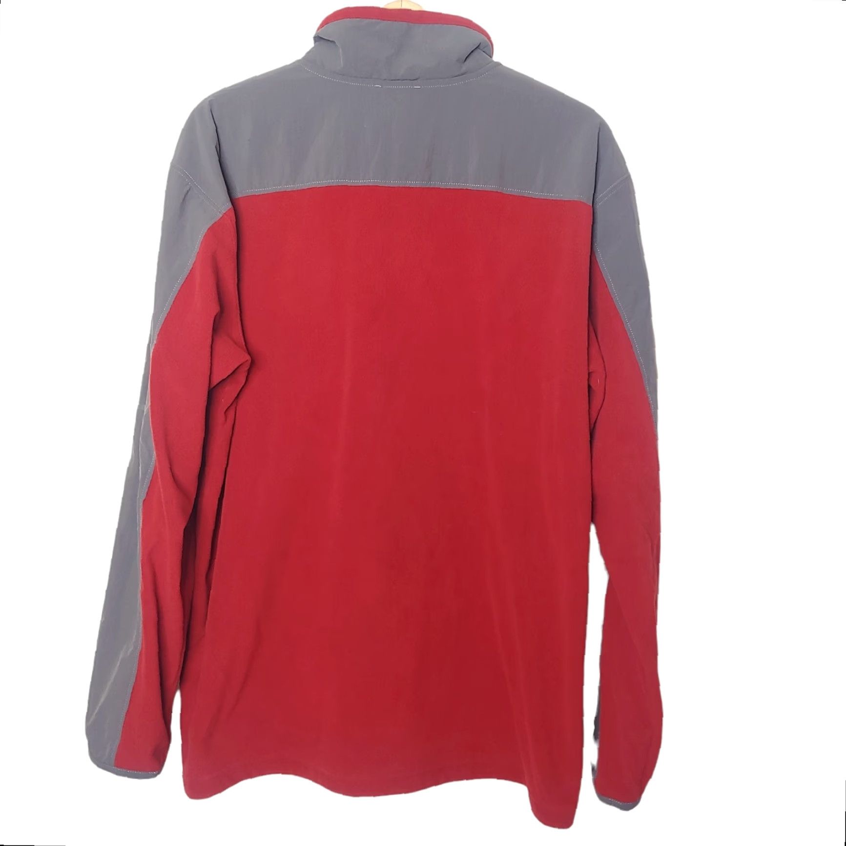 The North Face The North Face Jacket Men XL Fleece 1/4 Zip Brick Red Gray Pullover Coat Size US XL / EU 56 / 4 - 2 Thumbnail