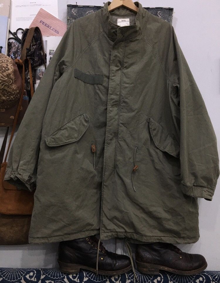 image of Visvim 18Ss Original Sixfive Fishtail Parka M51 M65 Mud Dyed in Green, Men's (Size Medium)