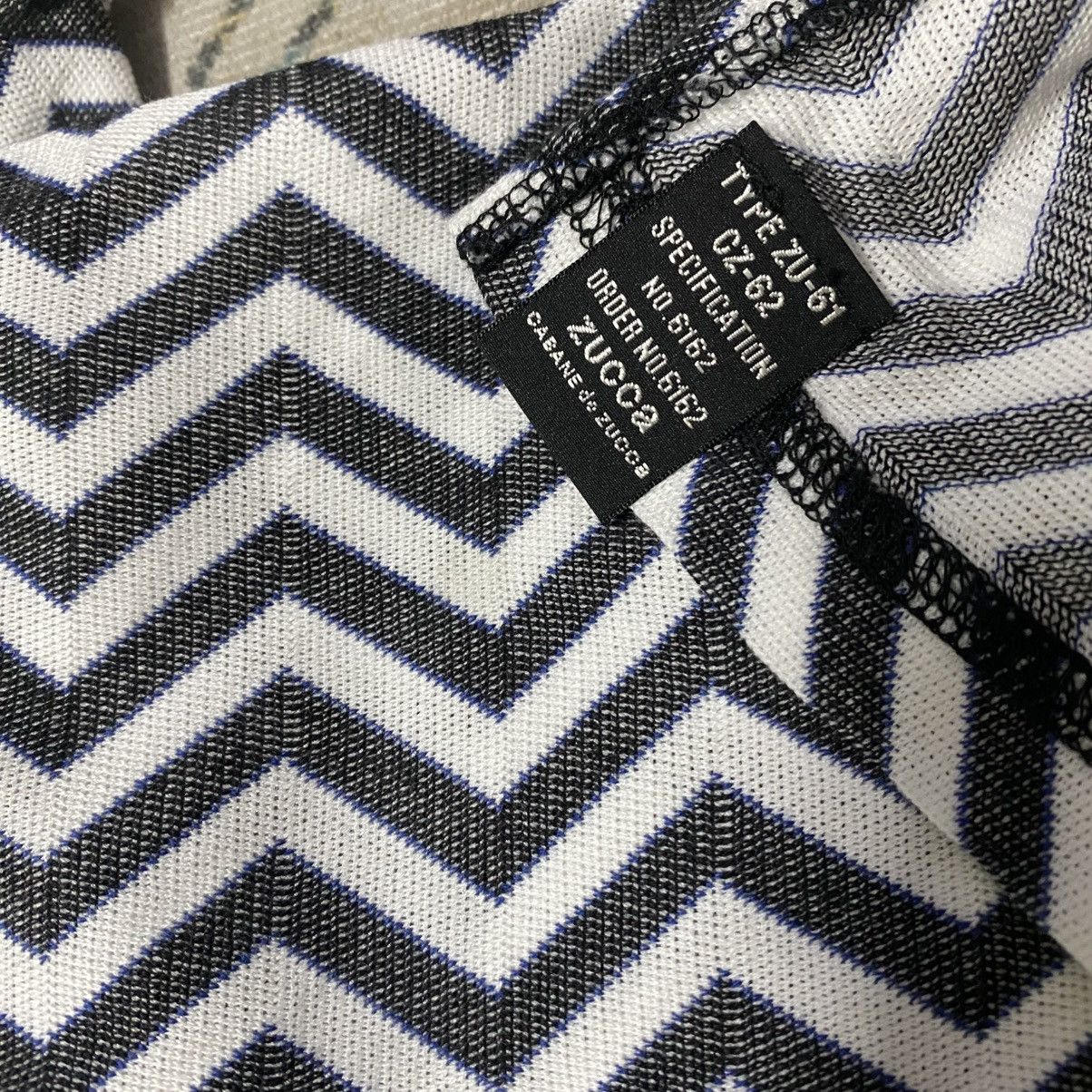 CABANE de ZUCCa Cabane De Zucca Black White Zigzag patern Blouses Size M / US 6-8 / IT 42-44 - 12 Thumbnail