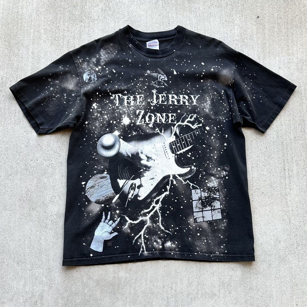 Vintage Vintage Jerry Garcia Tee Shirt 90s Grateful Dead All Over Size US L / EU 52-54 / 3 - 1 Thumbnail