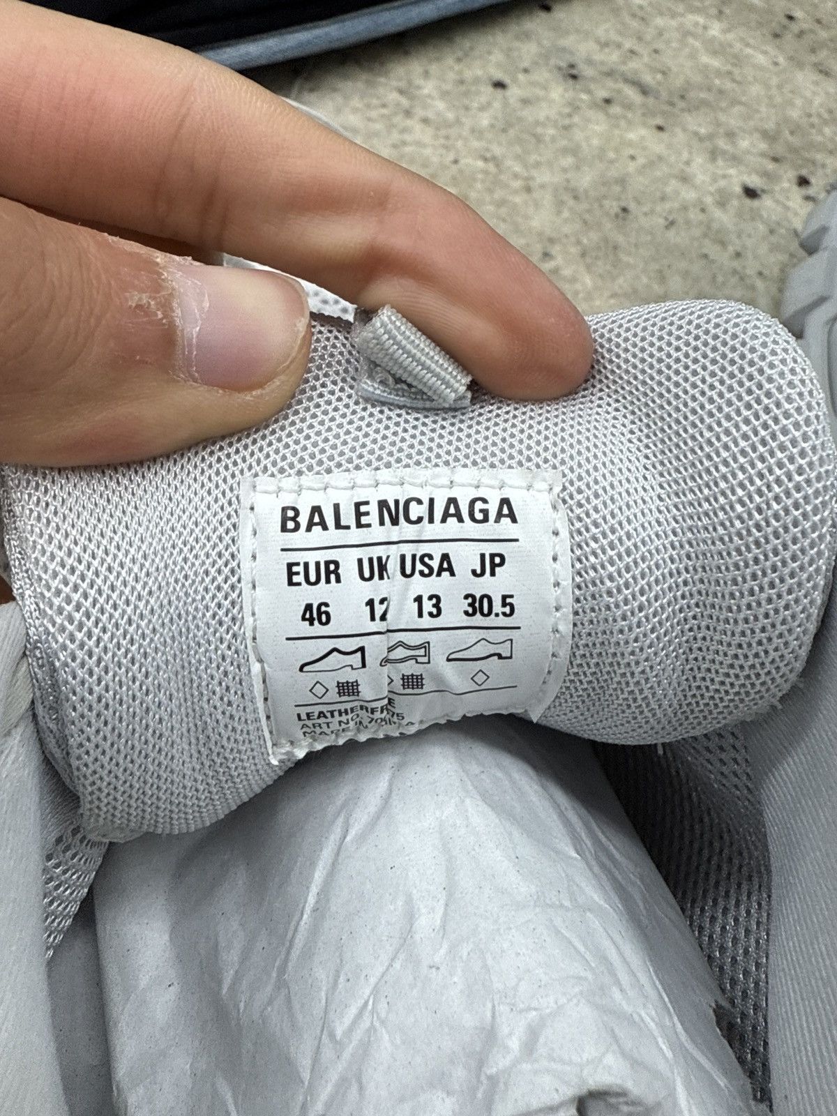Balenciaga Balenciaga White Runners Size US 13 / EU 46 - 6 Thumbnail