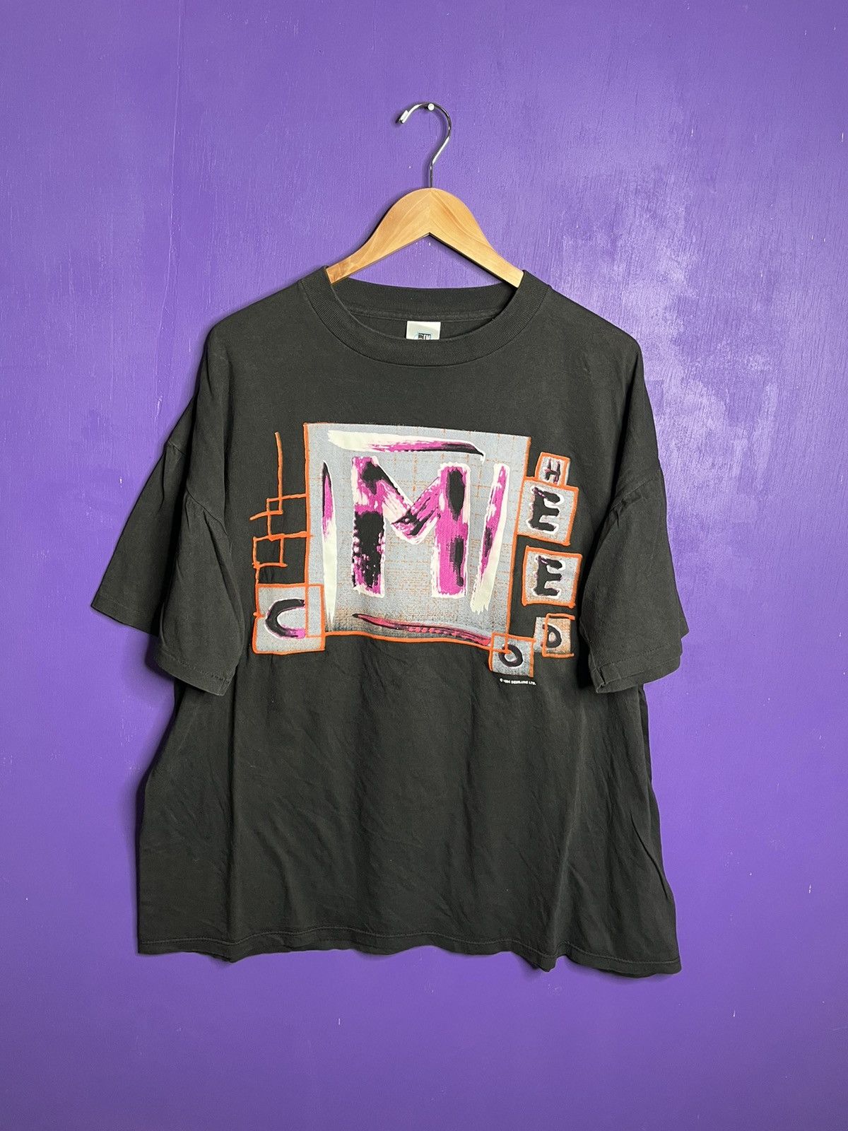 image of Band Tees x Tour Tee Vintage 1994 Depeche Mode Usa Tour T-Shirt in Black, Men's (Size 2XL)